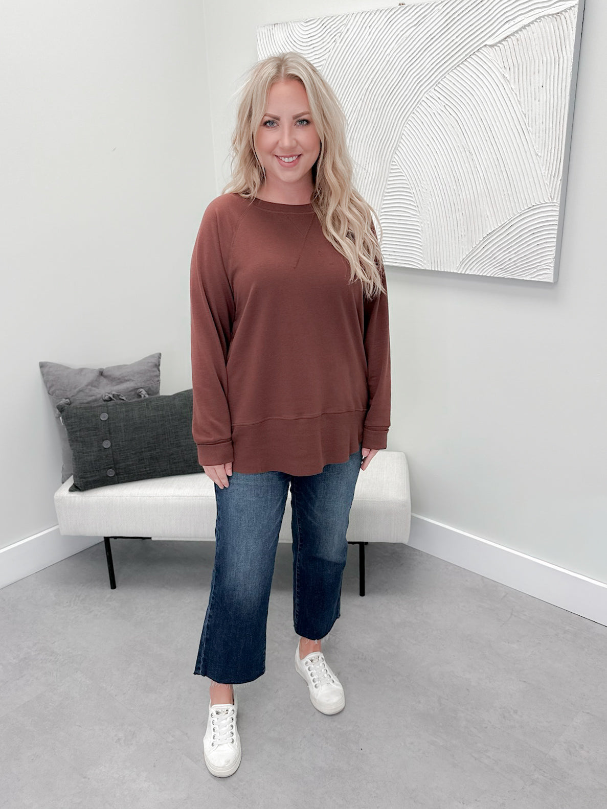 707 Long Sleeve in Cerise by Twenty Nine The Label