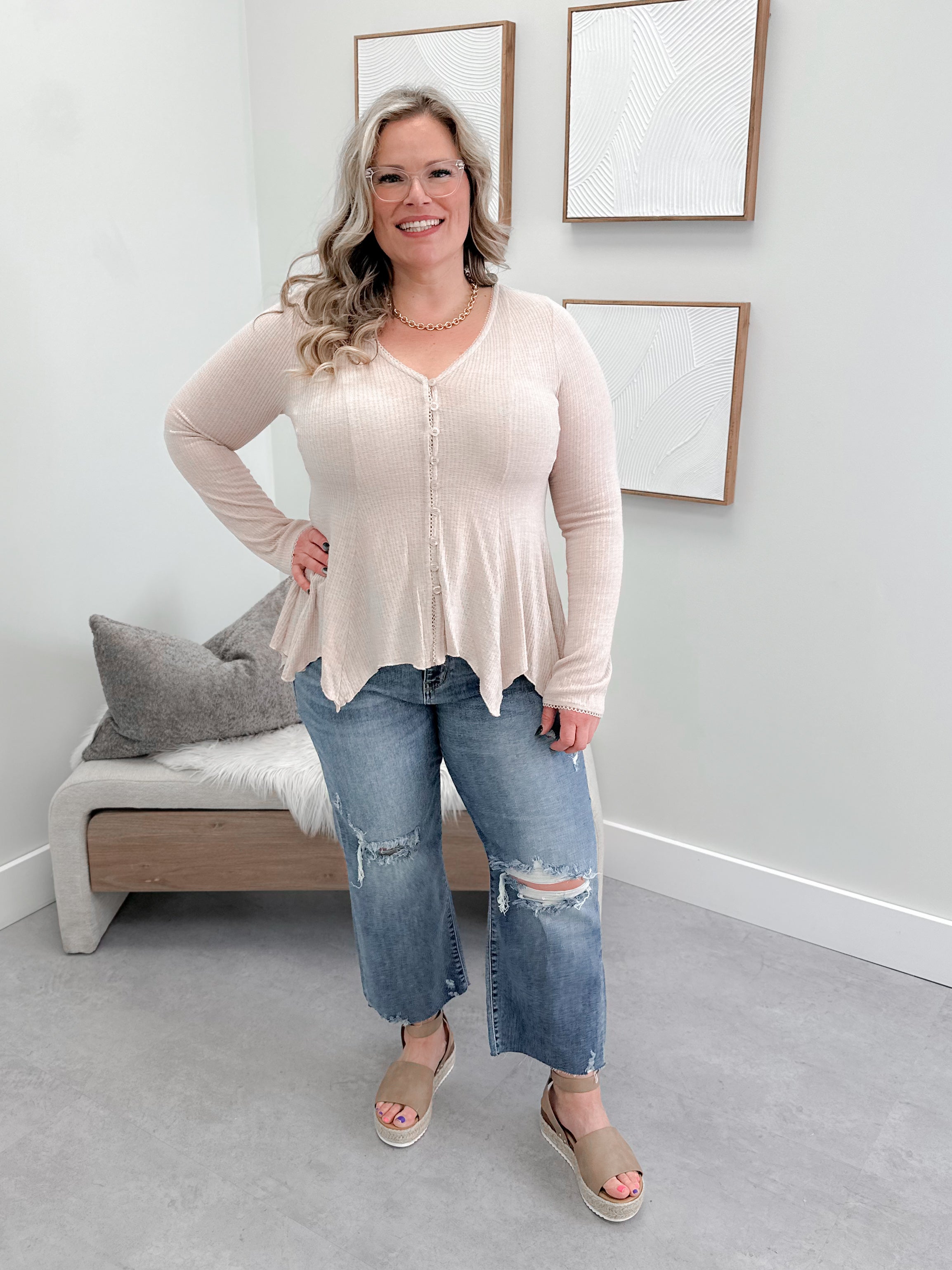 Dionne Long Sleeve in Natural