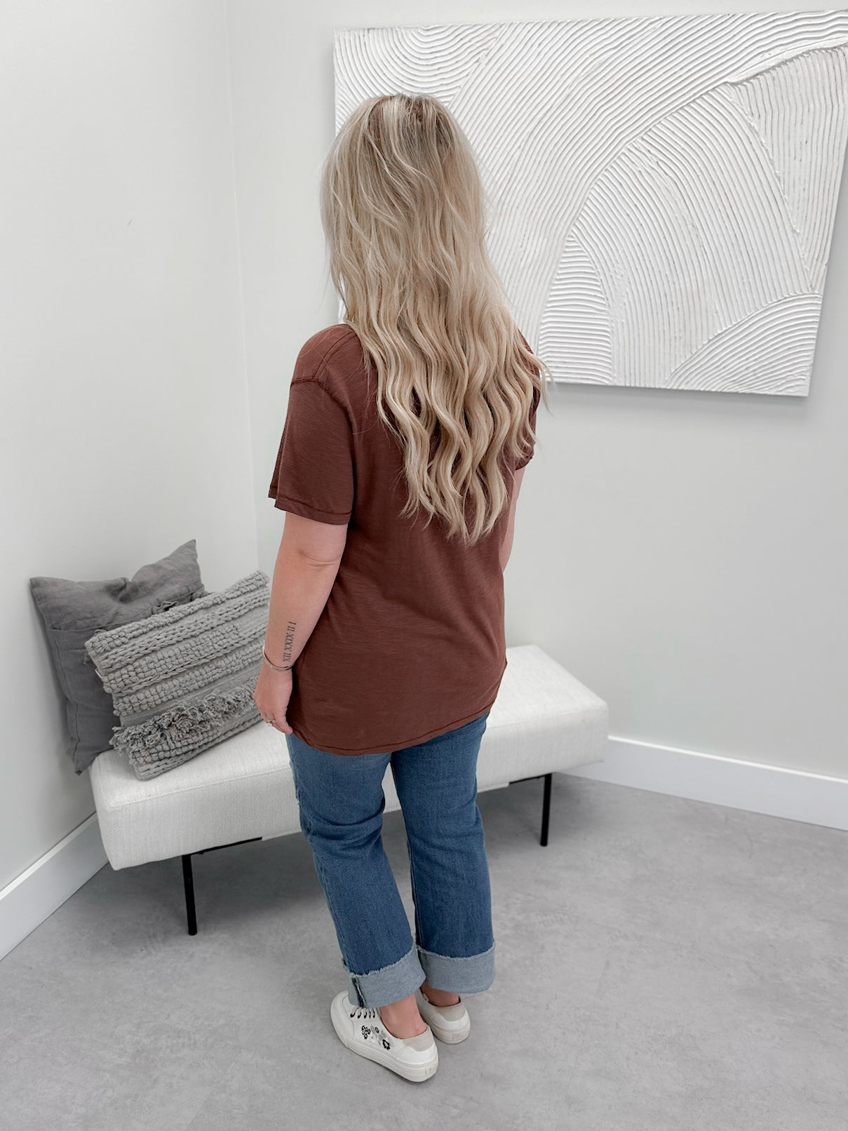 209 Tee in Cerise by Twenty Nine The Label