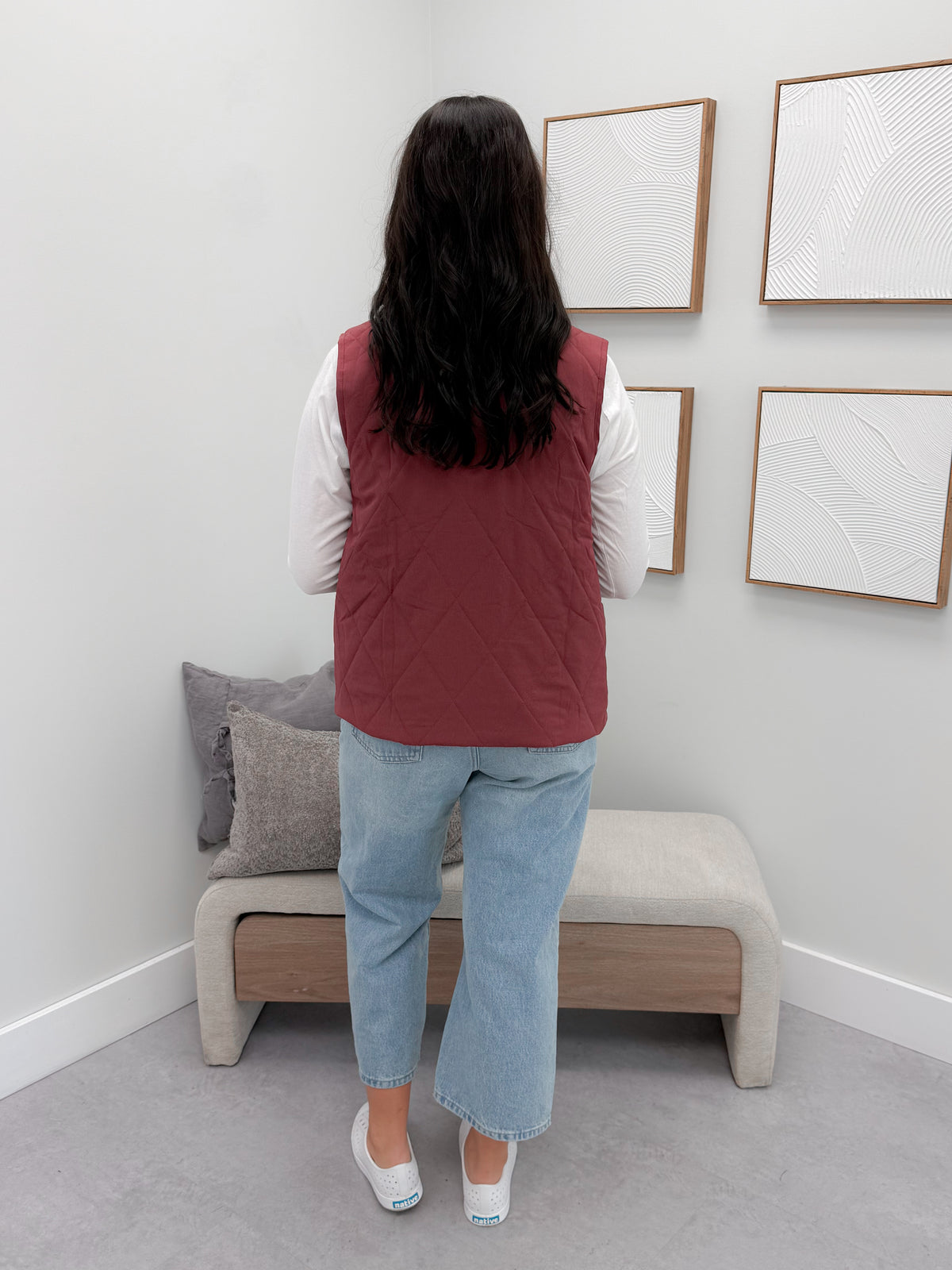 Remy Vest in Burgundy