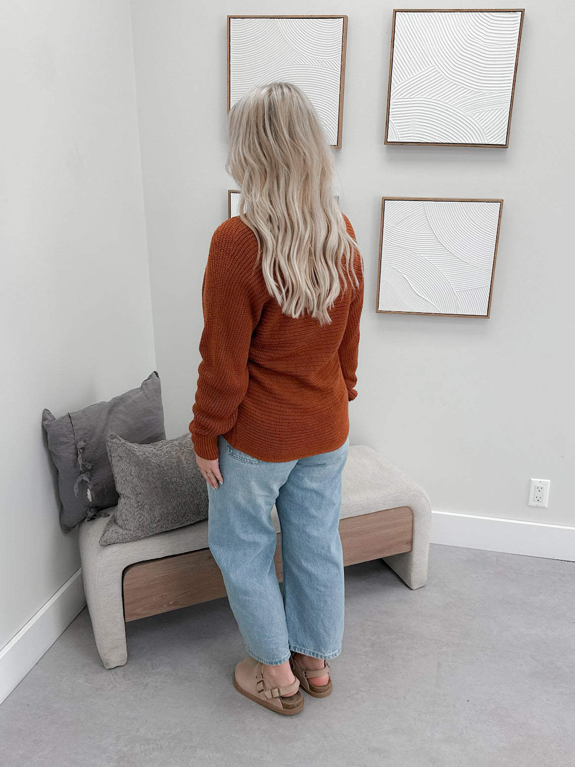 Ayla Sweater in Rust