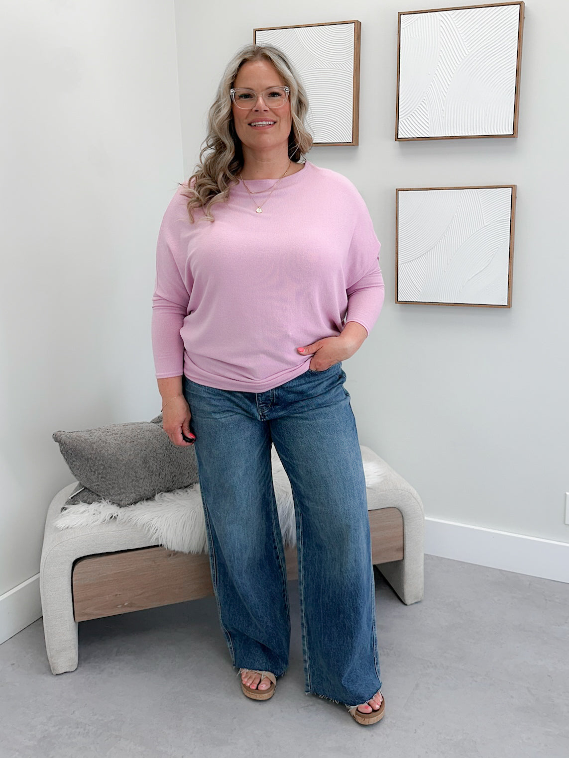 Lupin Sweater in Orchid