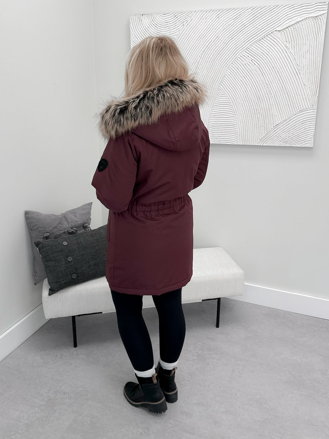 Polar Parka in Wine