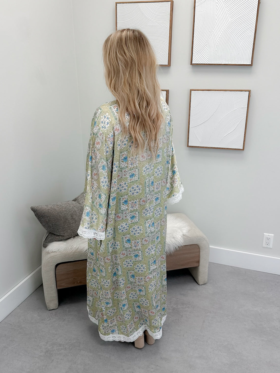 Maya Kimono in Lime