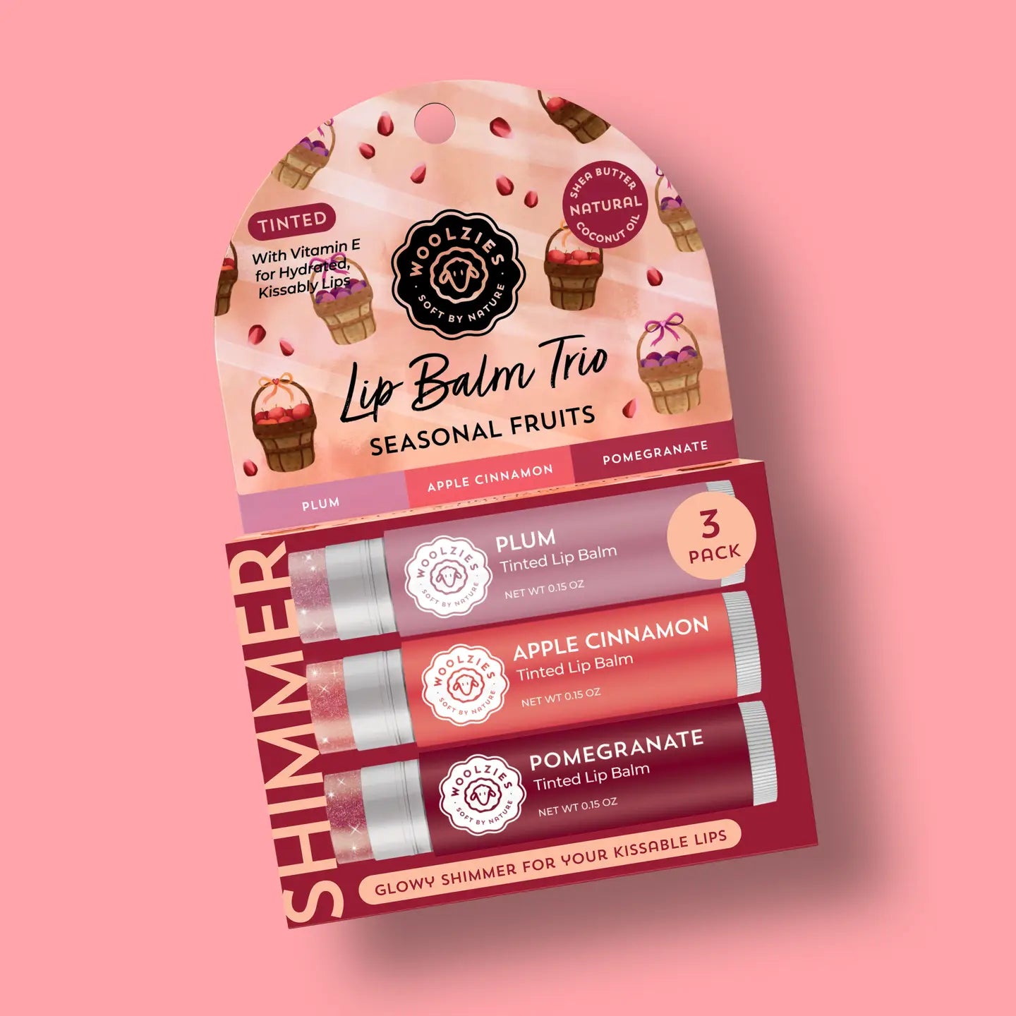 Seasonal Fruits Tinted Lip Balm Trio