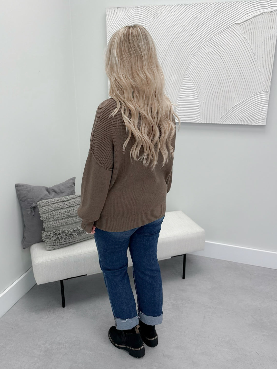 Embrace Sweater in Mocha