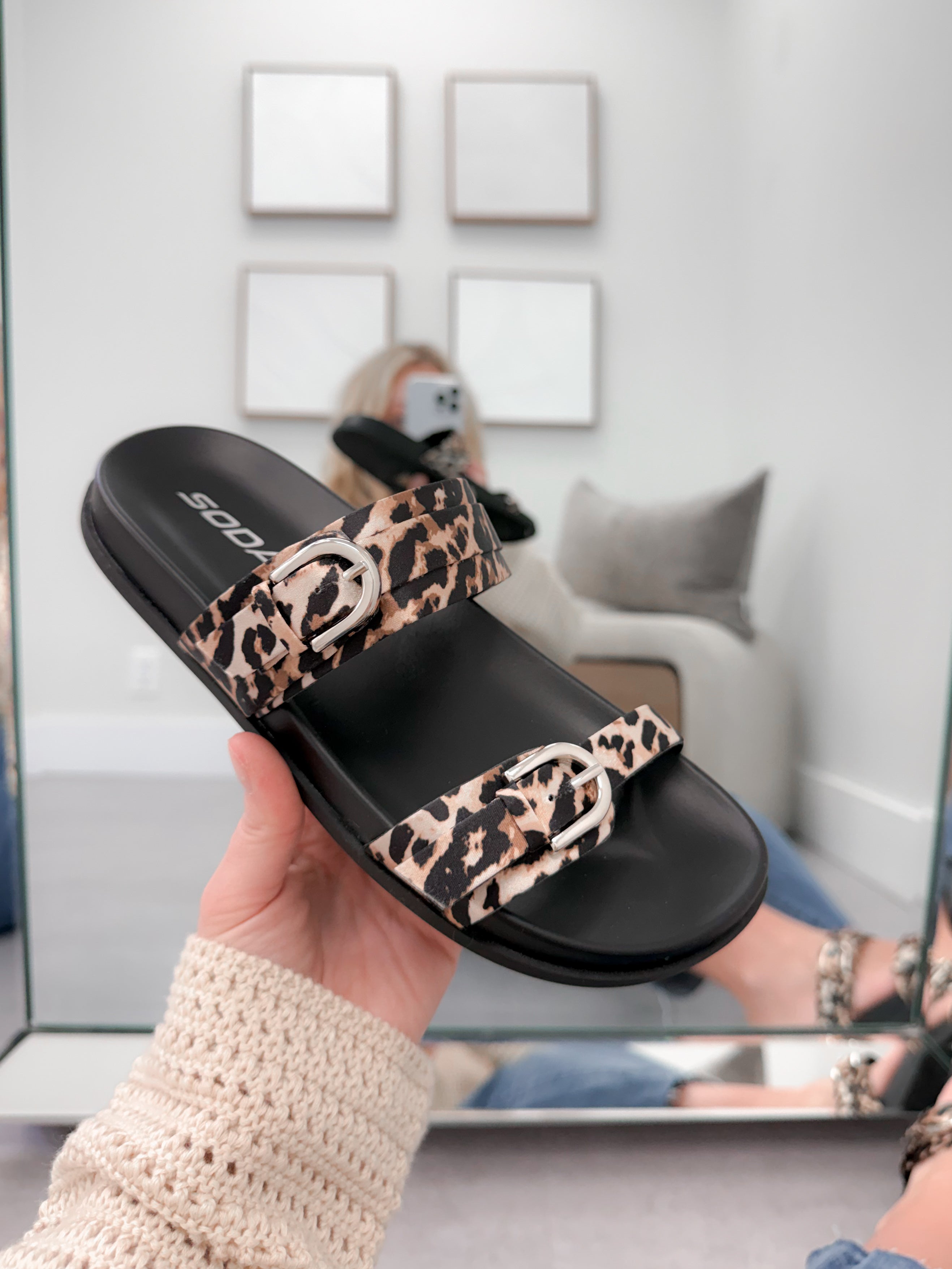 Take Me Out Sandal in Leo