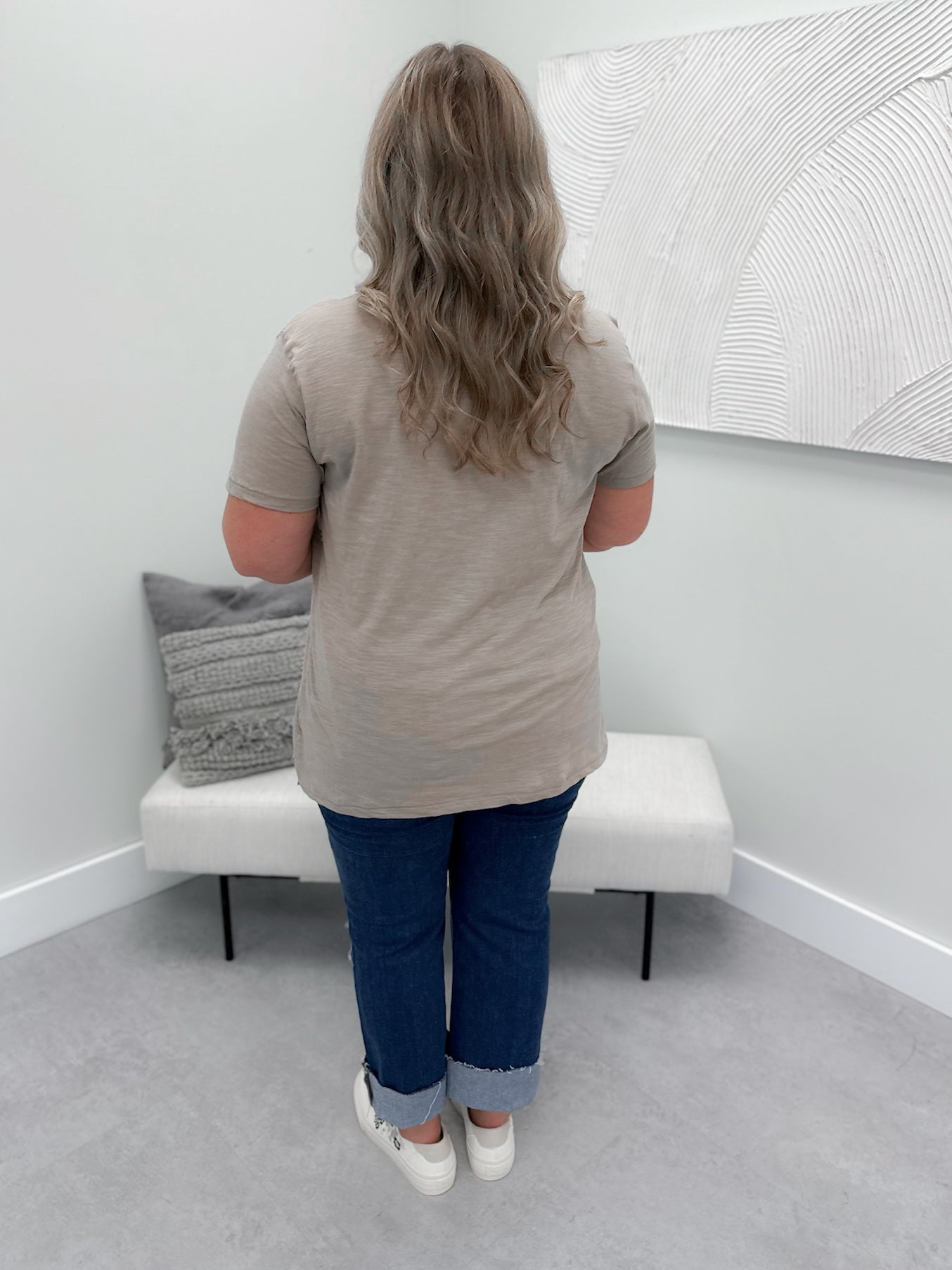 209 Tee in Stone by Twenty Nine The Label