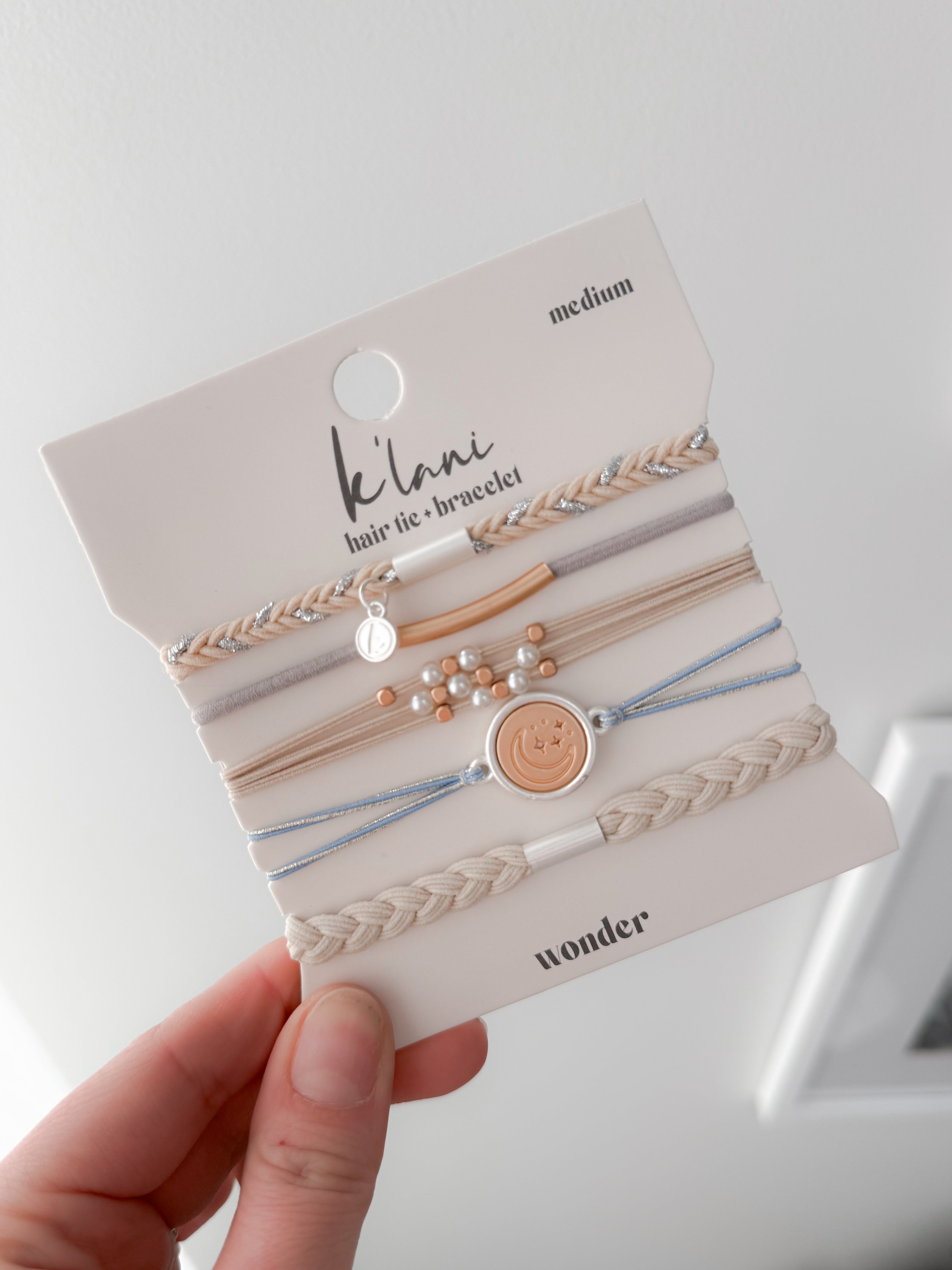 Wonder Hair Tie Bracelet Set by K'lani