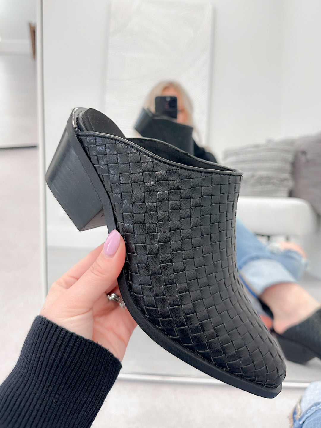 TGIF Mule in Black by Corkys