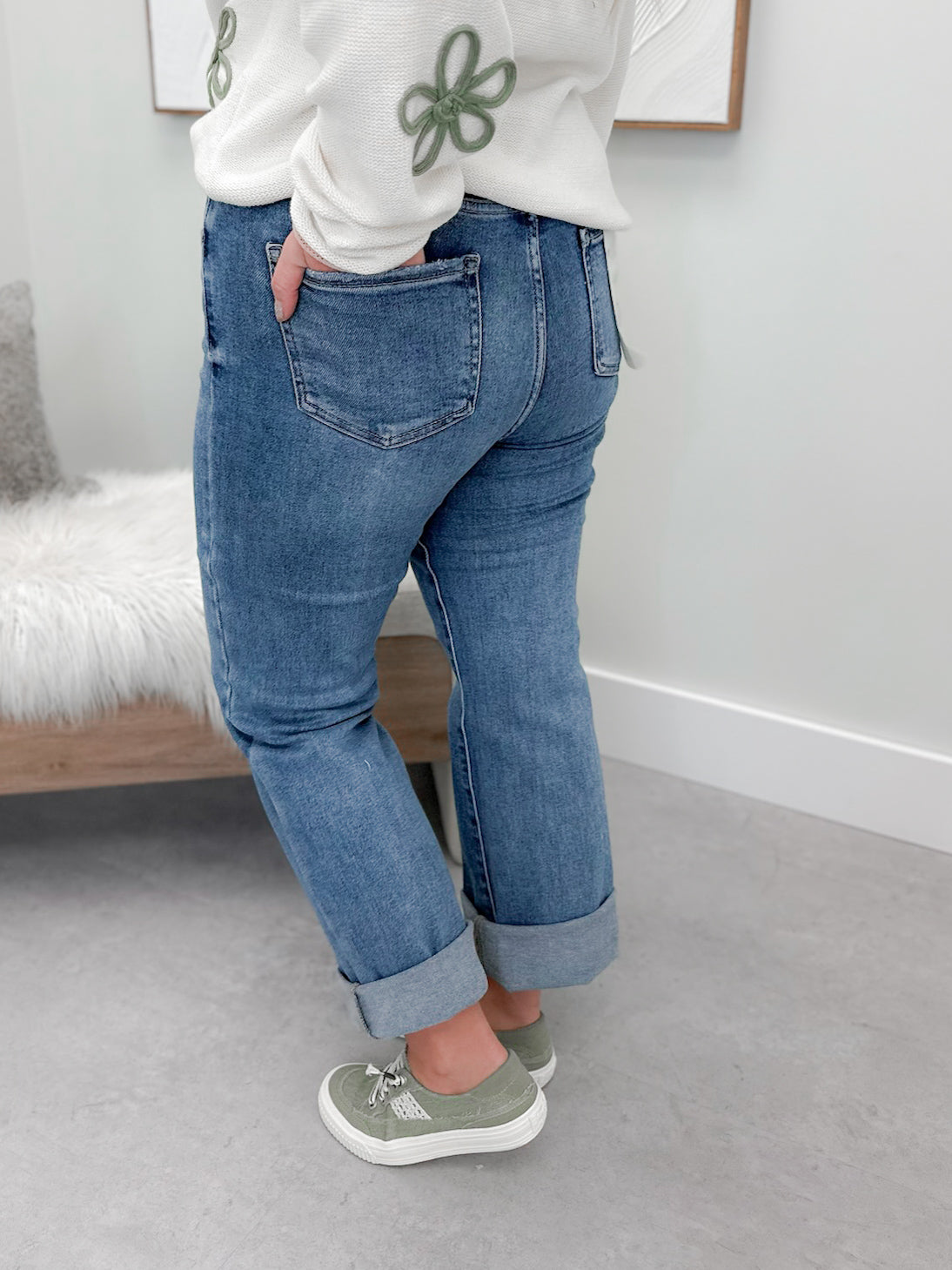 Constance Tummy Control Adjustable Jeans by Risen