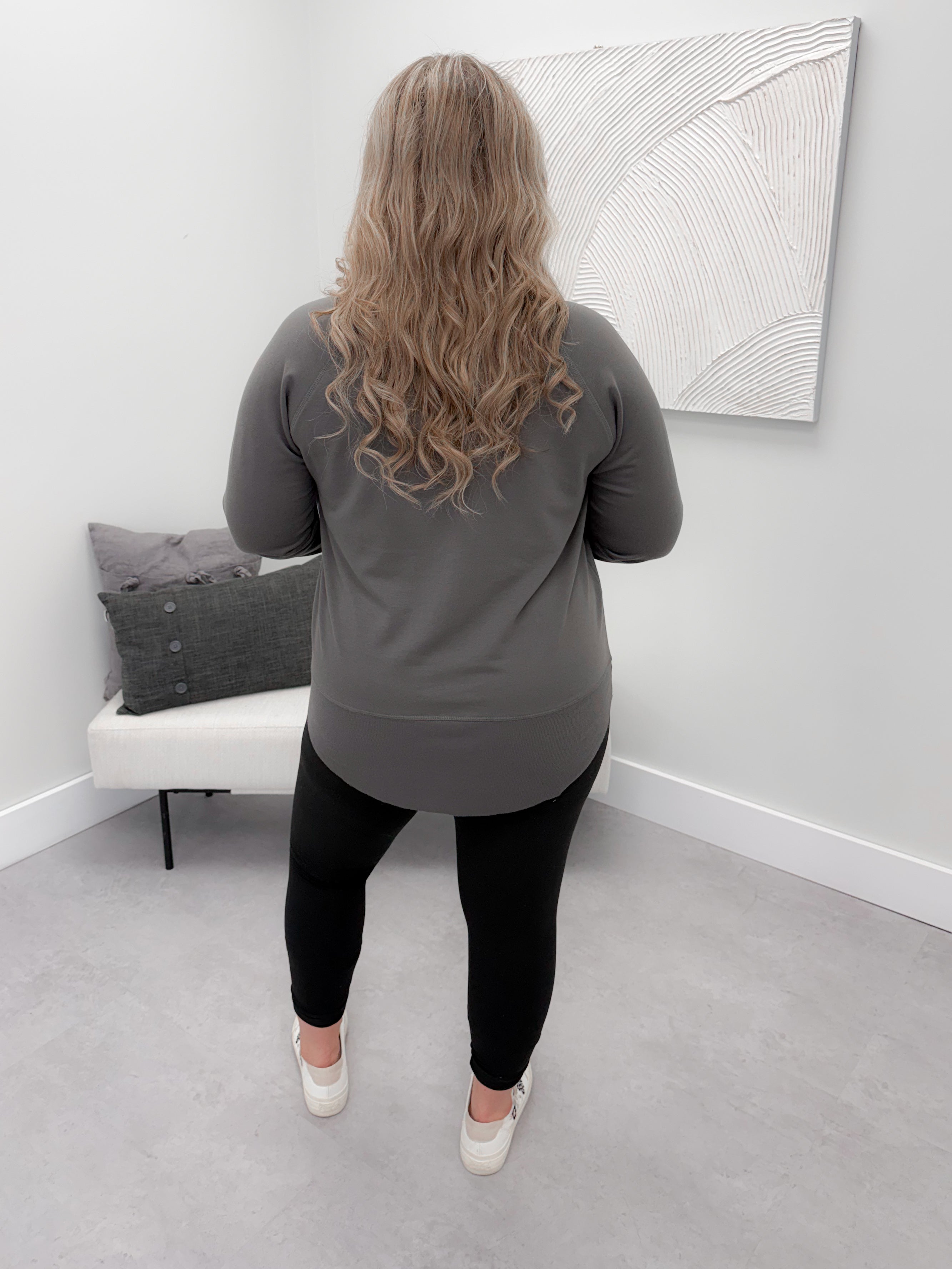 707 Long Sleeve in Iron by Twenty Nine The Label