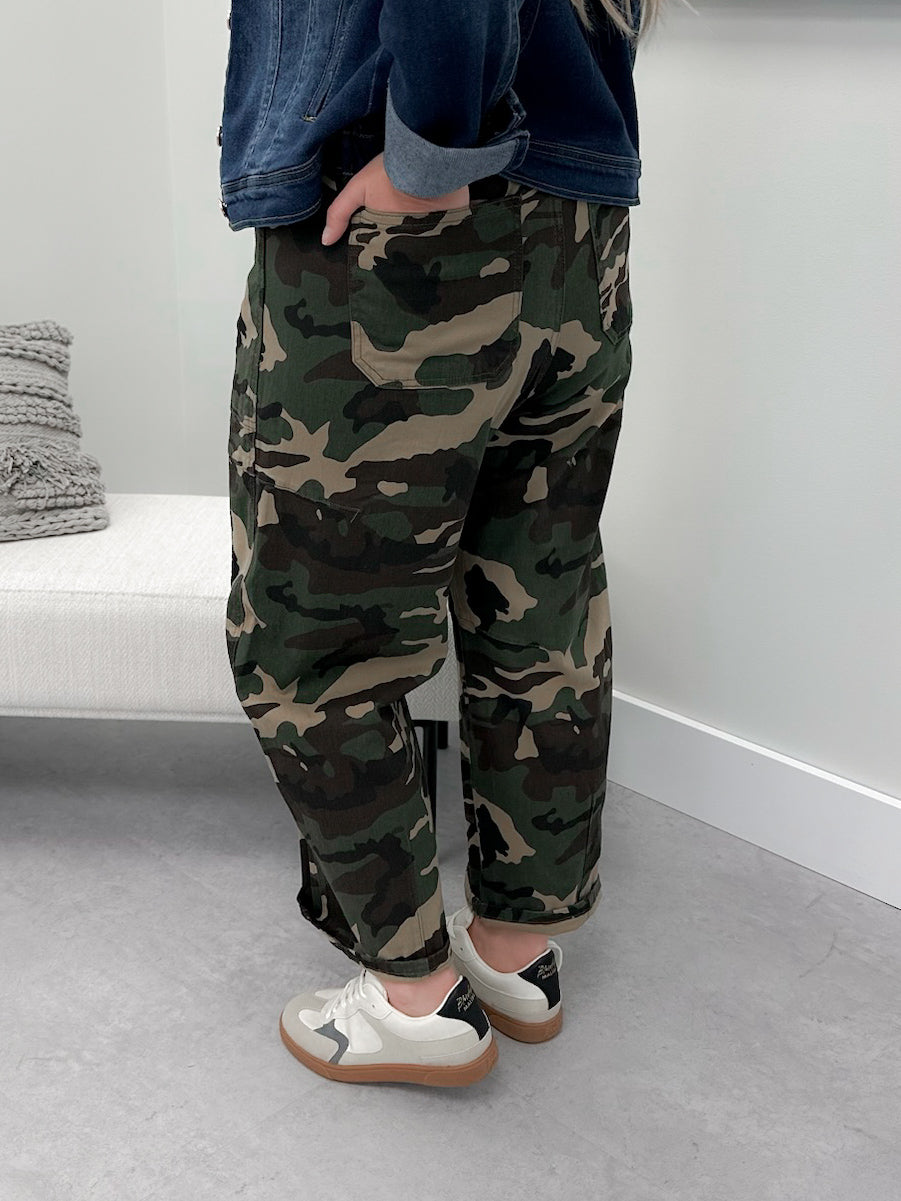 Joe Camo Barrel Pants by Risen