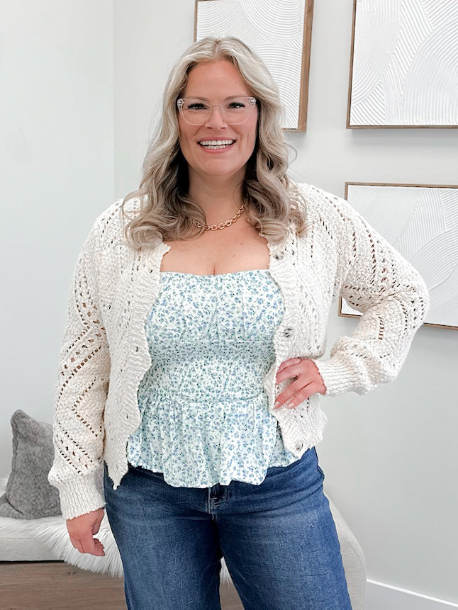 Dawson Cardigan in Oat