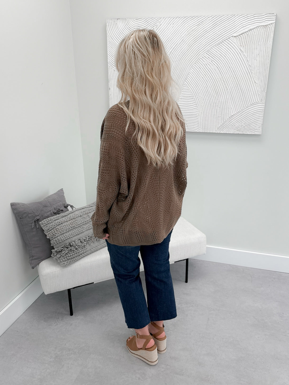 Zen Cardigan in Brown