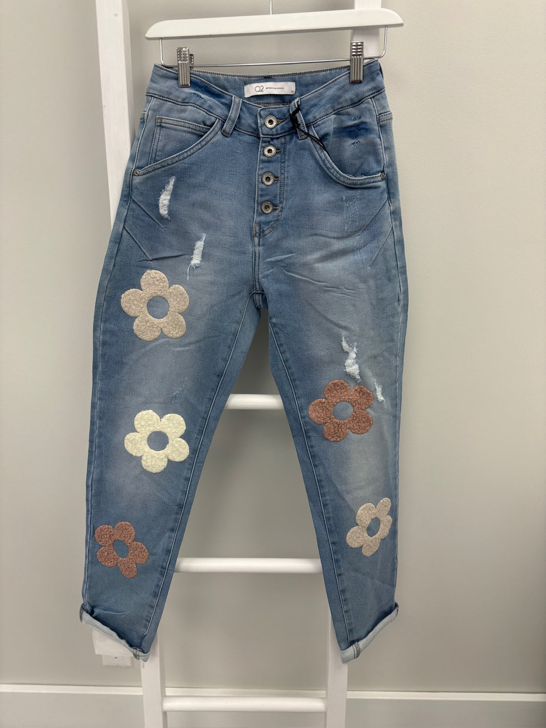 Floral Jeans Size Small