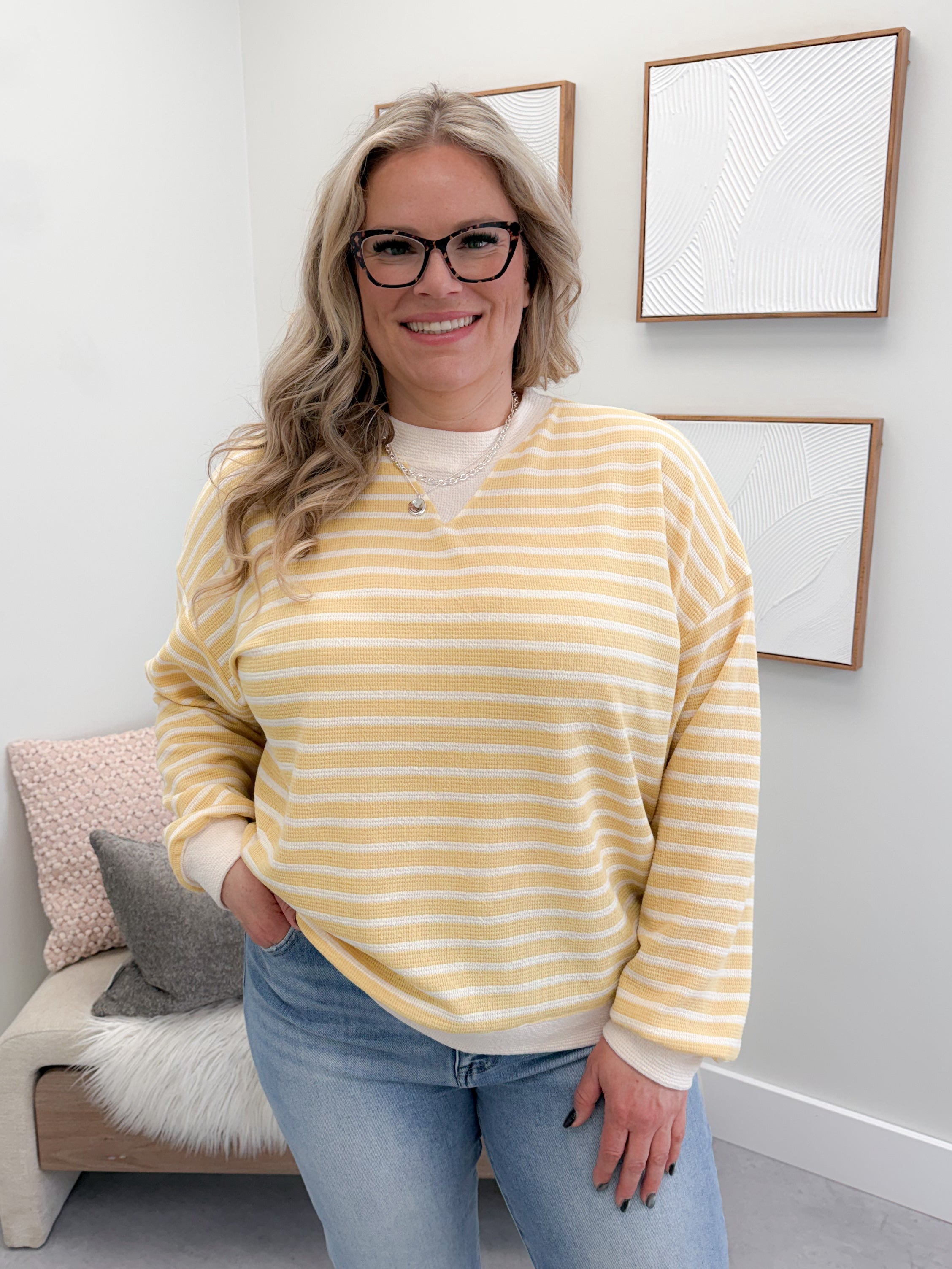 Newport Long Sleeve in Butter