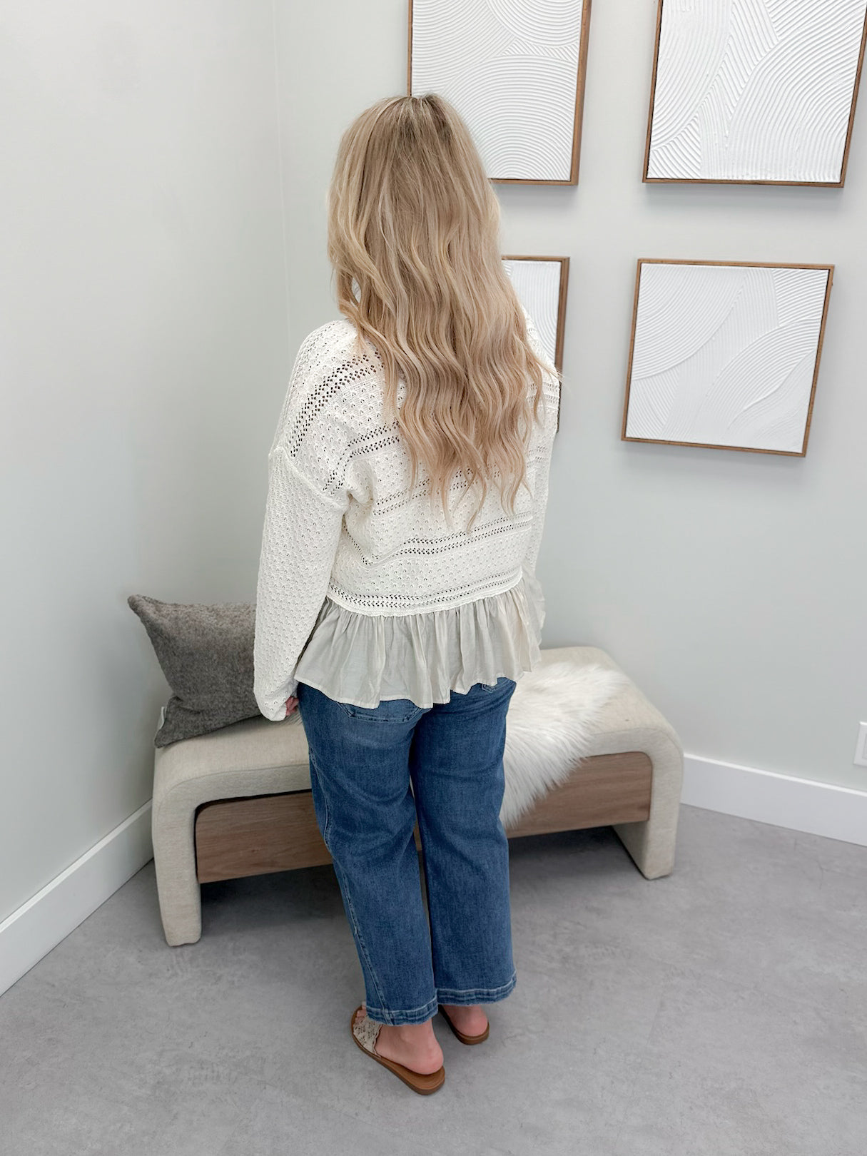 Zander Sweater in Ivory