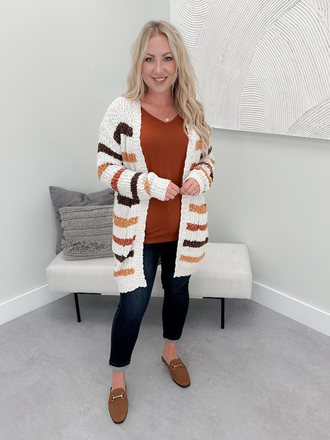 Fall Stripes Cardigan