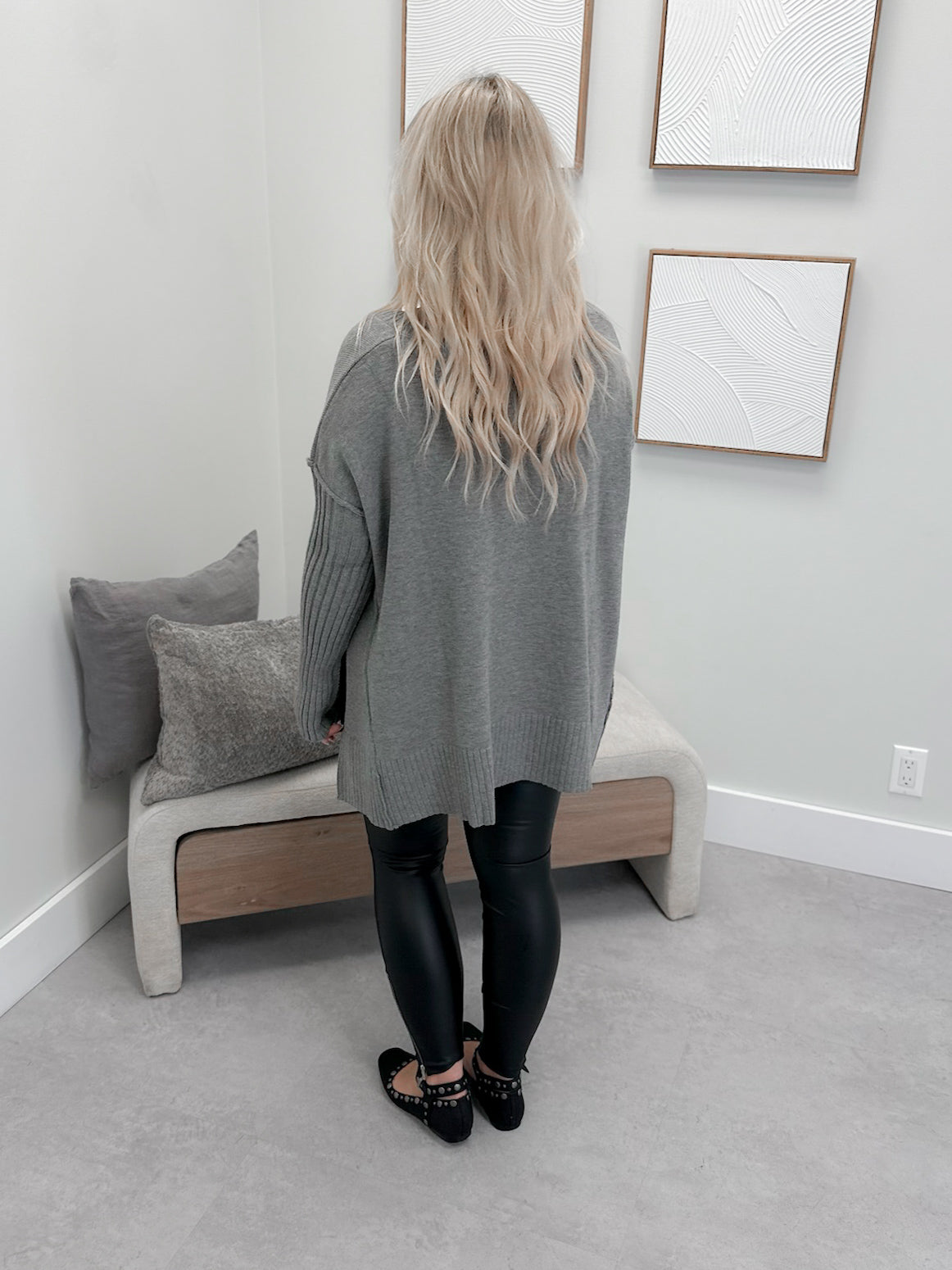 Brock Sweater in Charcoal