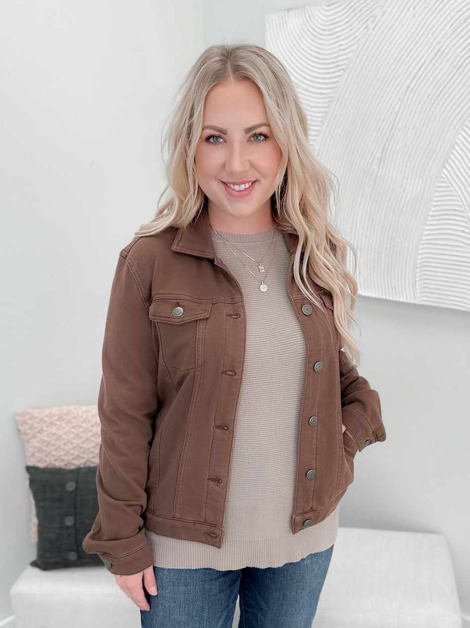 Amelia Jacket in Brown