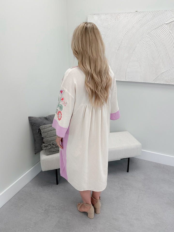 Calypso Dress in Lilac