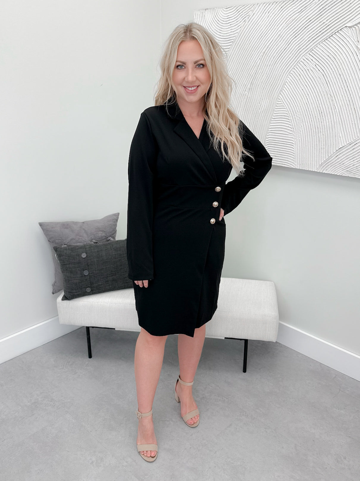 Class Act Dress in Black