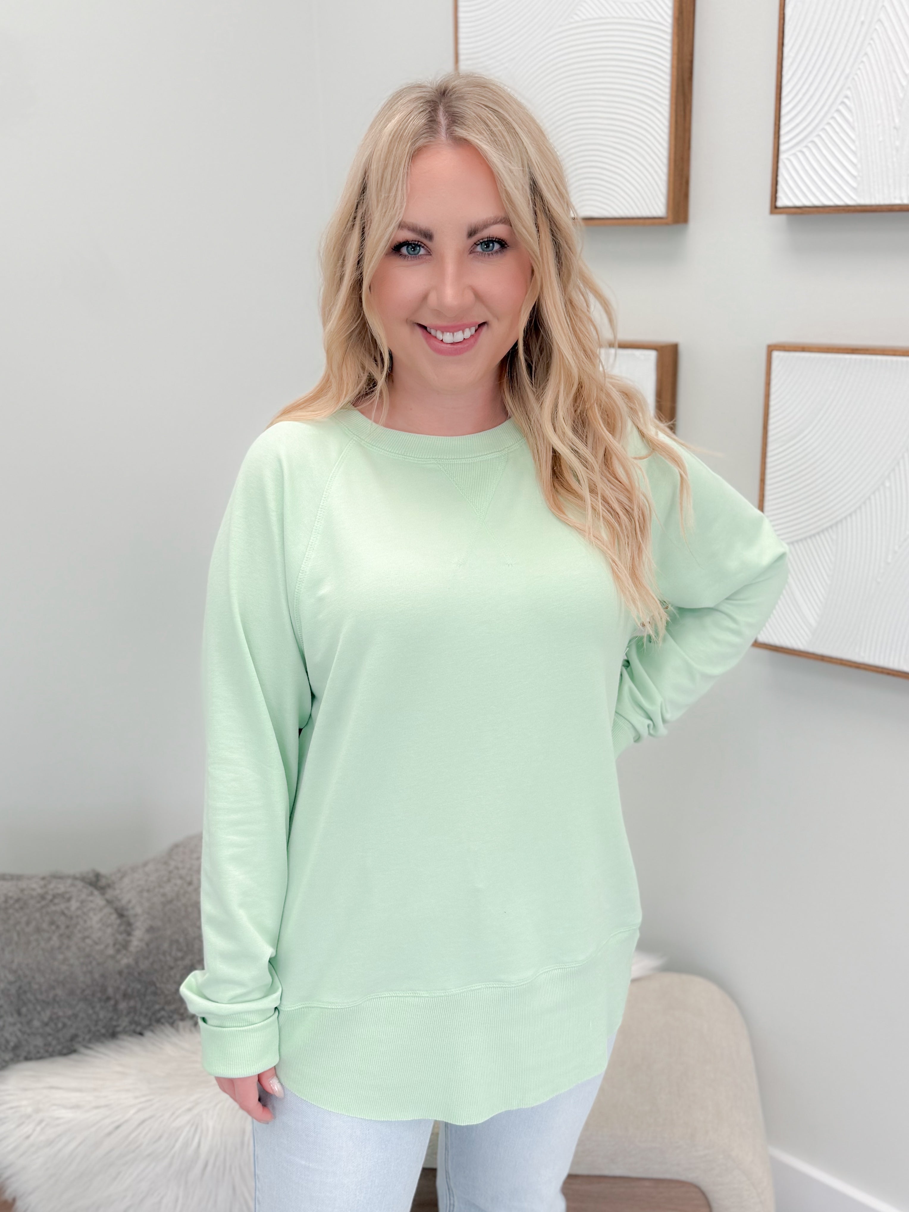 707 Long Sleeve in Melon by Twenty Nine The Label