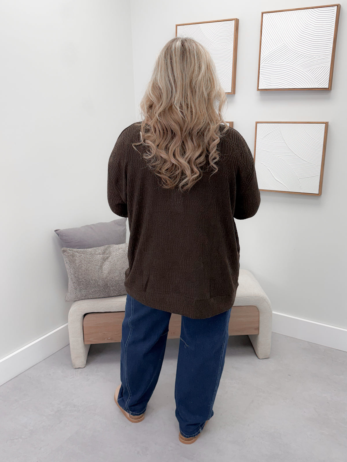 Quinn Cardigan in Espresso