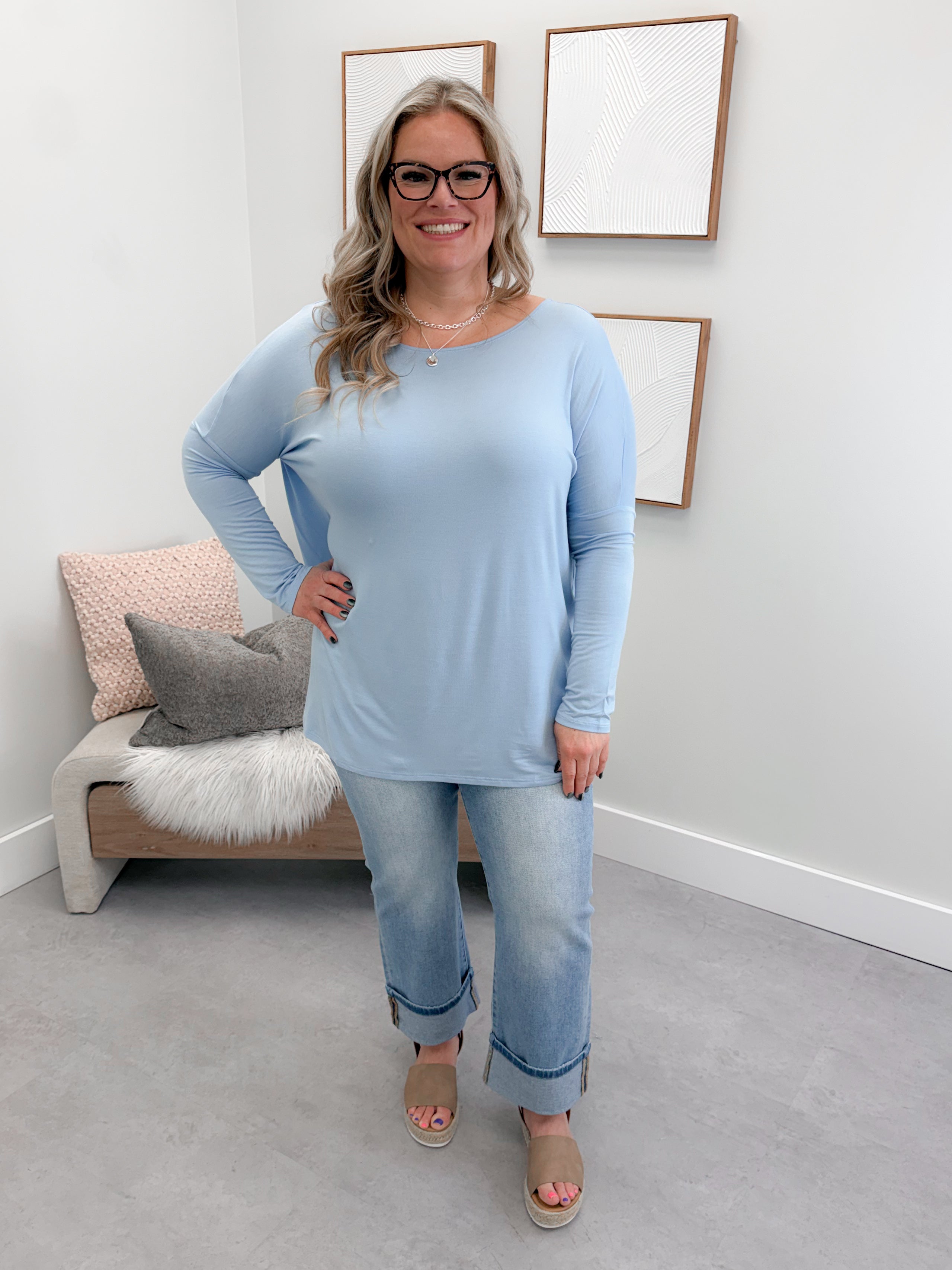 906 Long Sleeve by Twenty Nine The Label in Blue