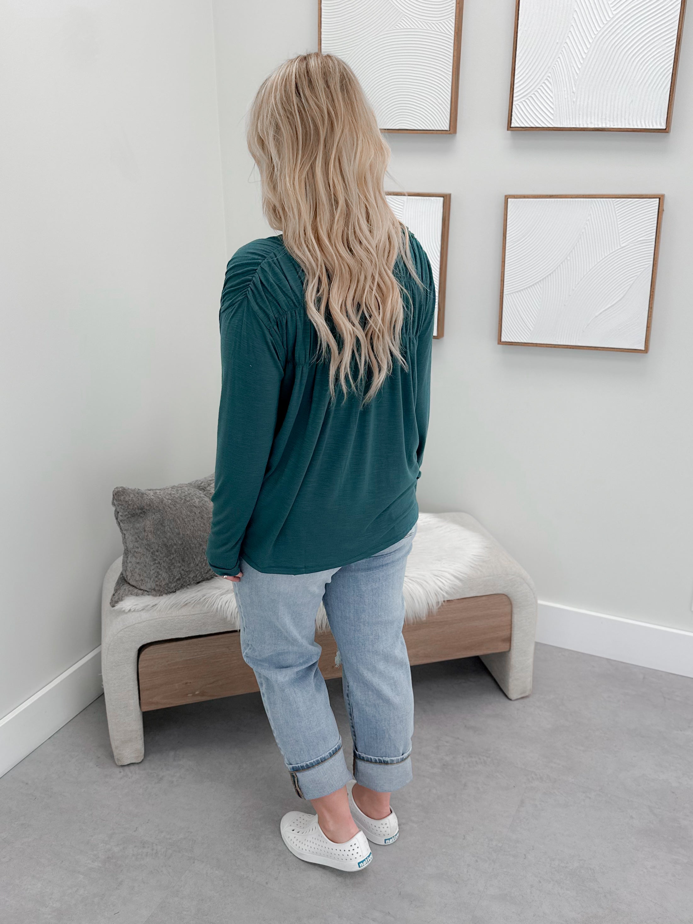 Tru Long Sleeve in Sea Green