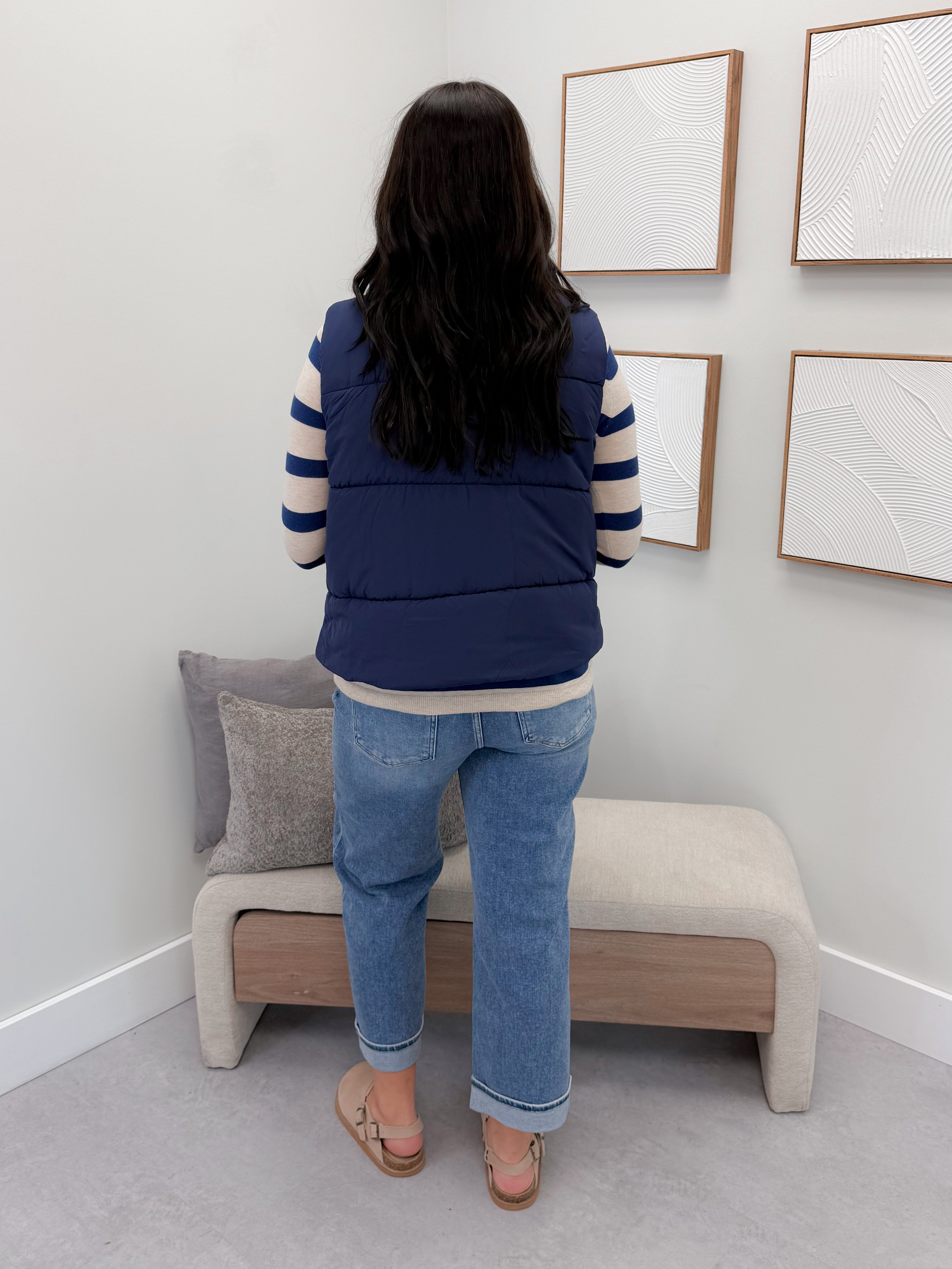 Wanderer Vest in Navy