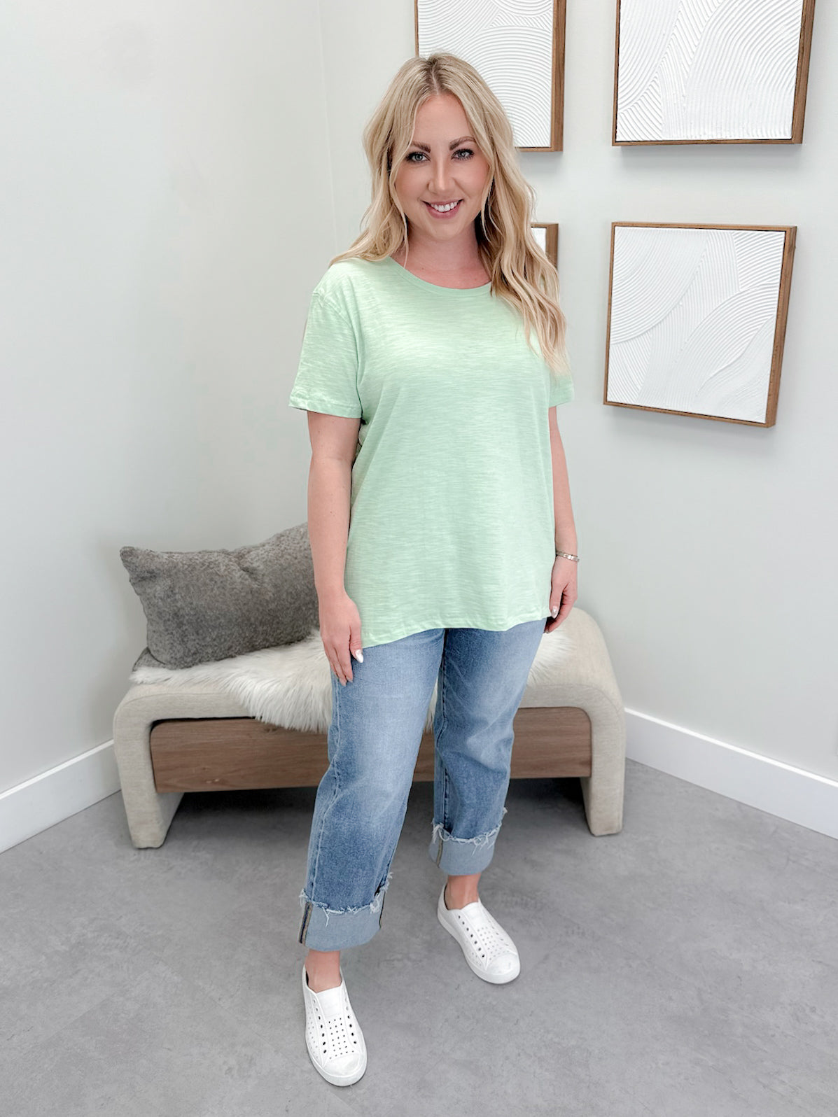 209 Tee in Melon by Twenty Nine The Label