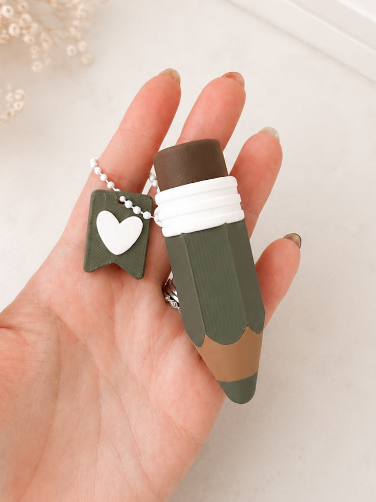 Pencil Clicker Keychain