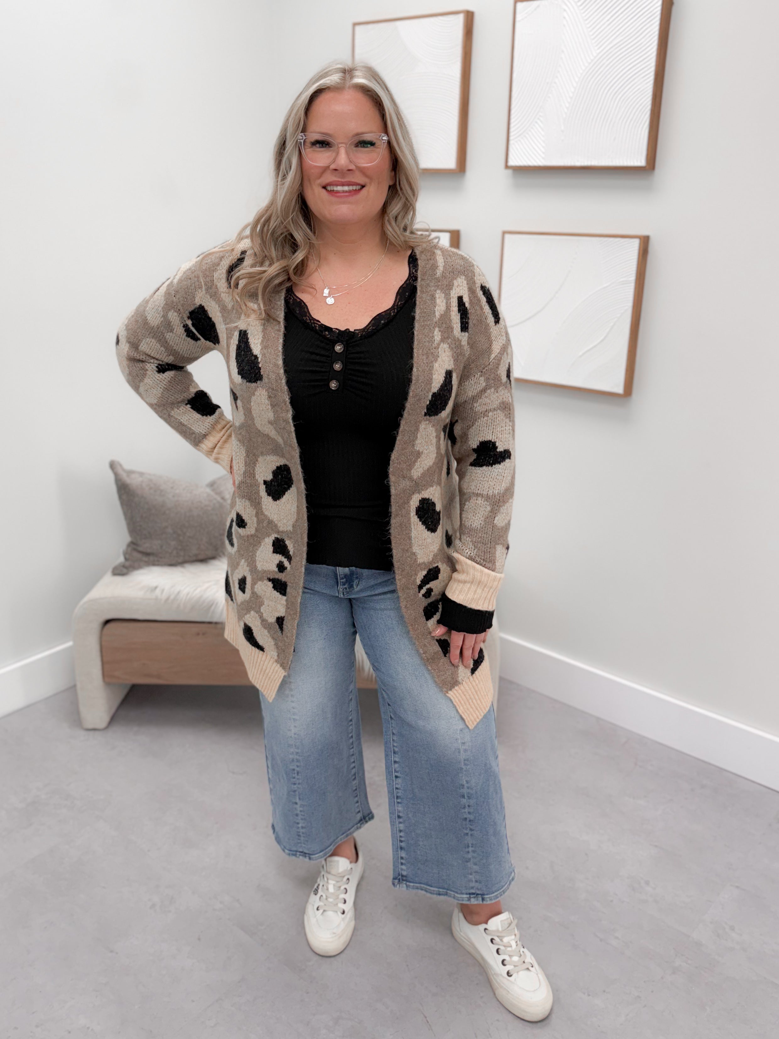 Ida Cardigan in Khaki