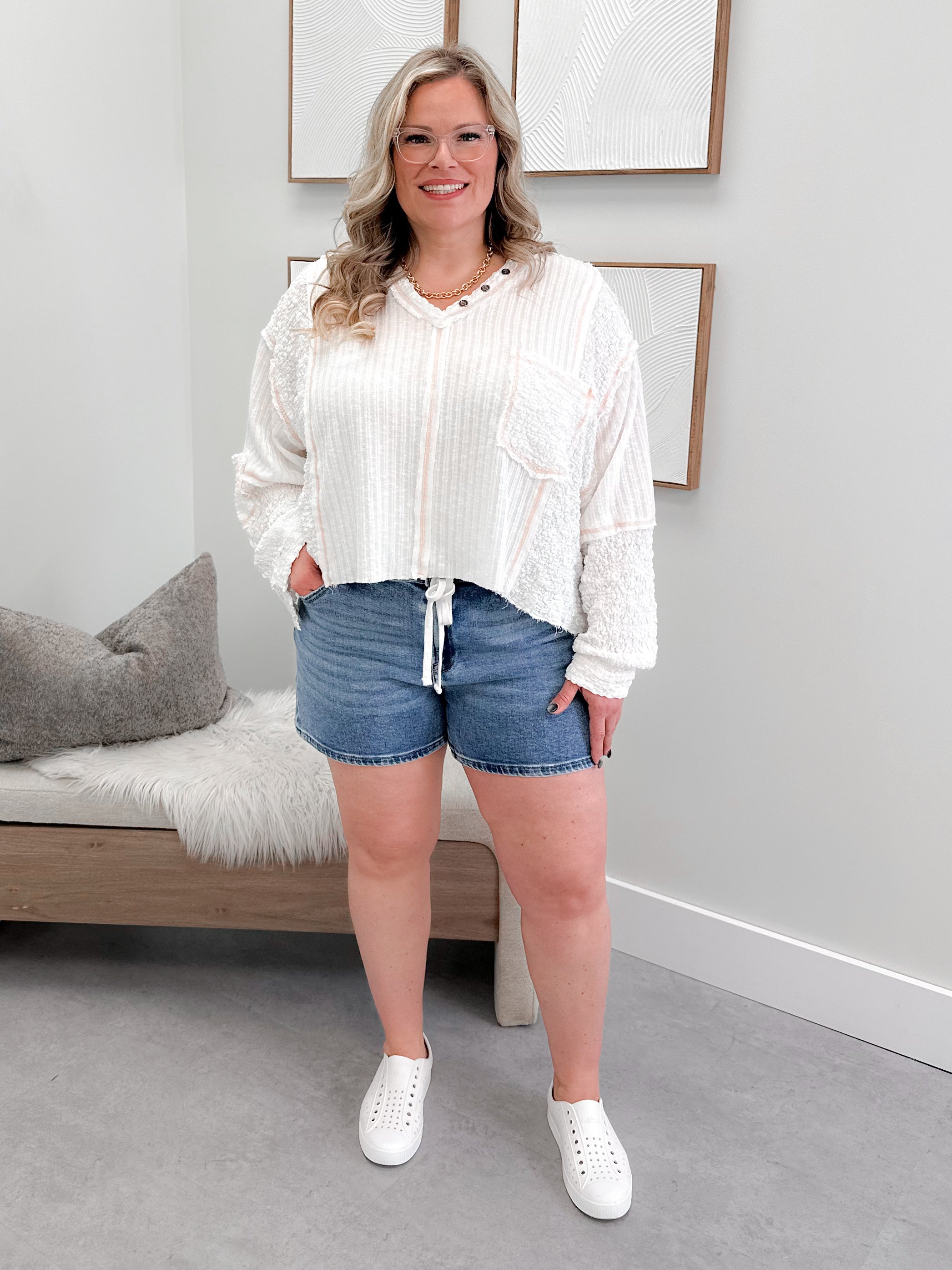 Harlem Long Sleeve in Cloud