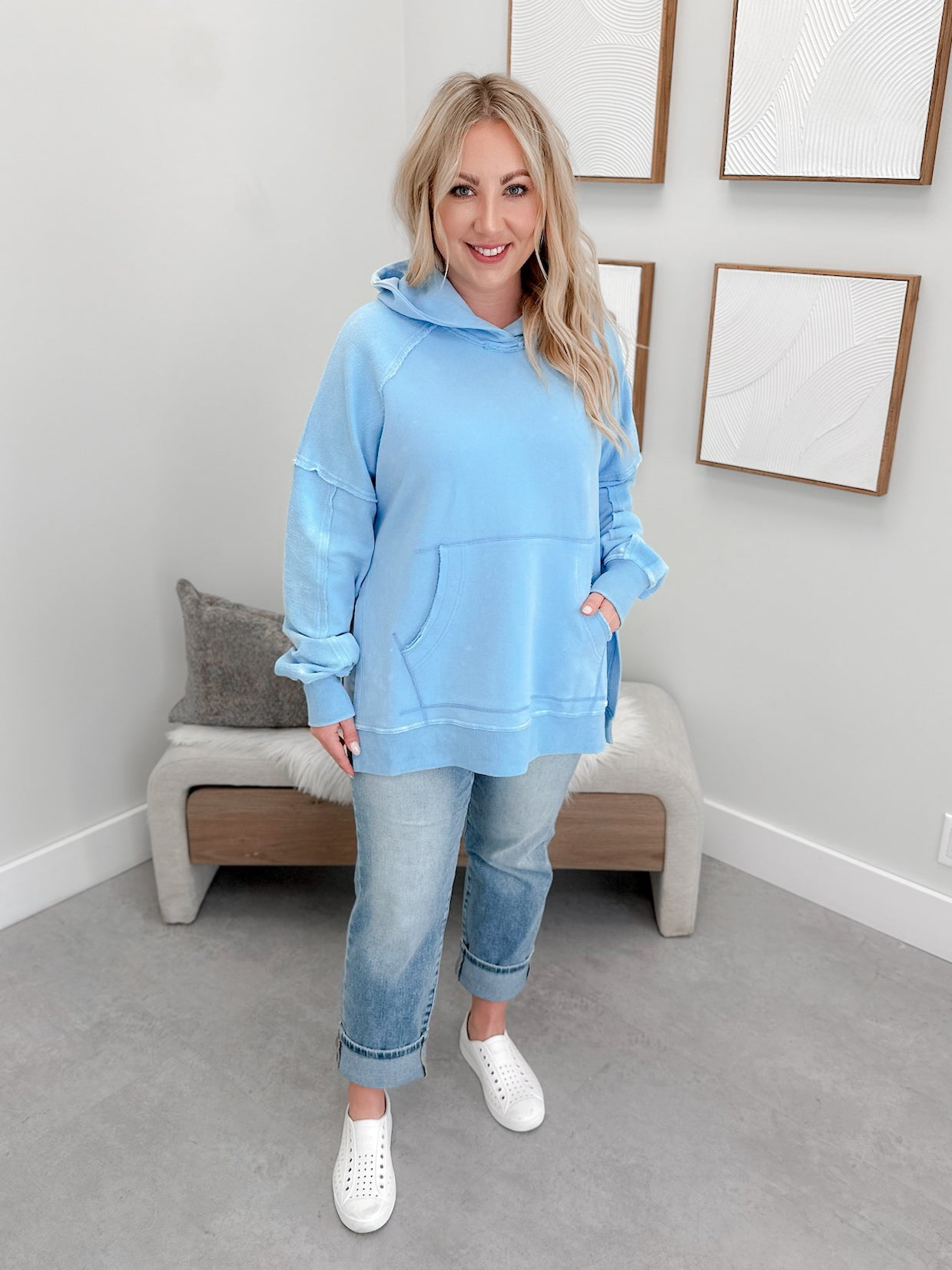 Goodwin Hoodie in Sky