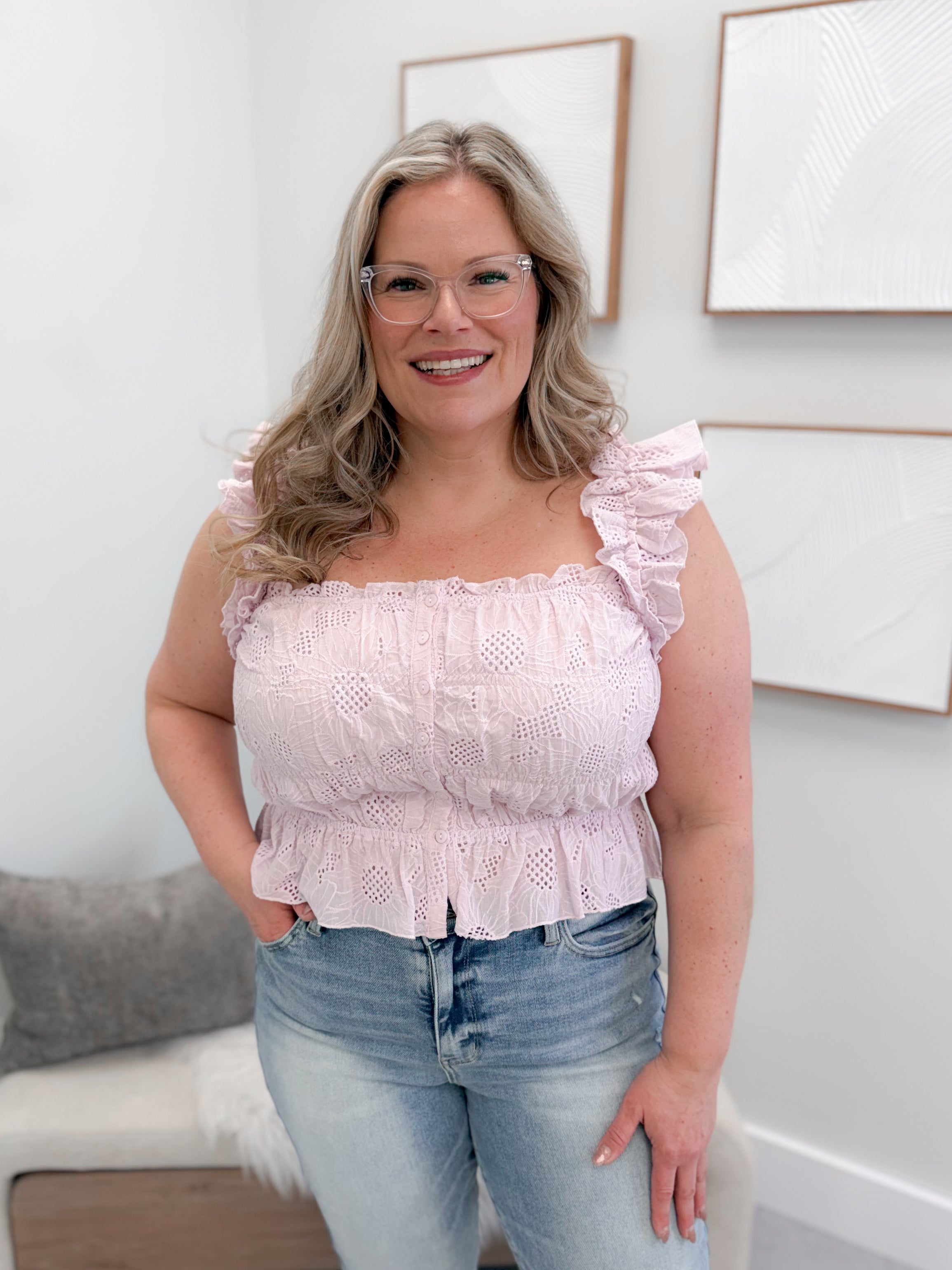 Chamomile Tank in Lavender