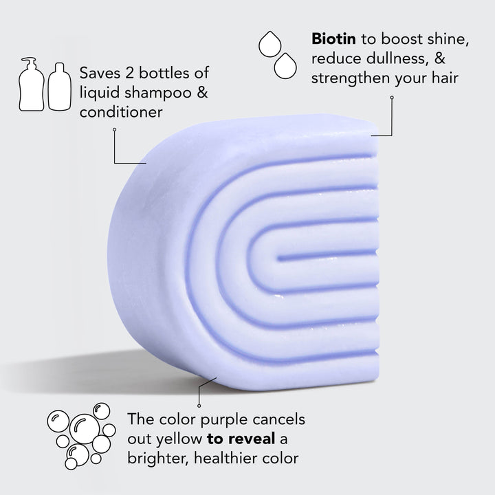 Purple Toning Solid Conditioner Bar by Kitsch