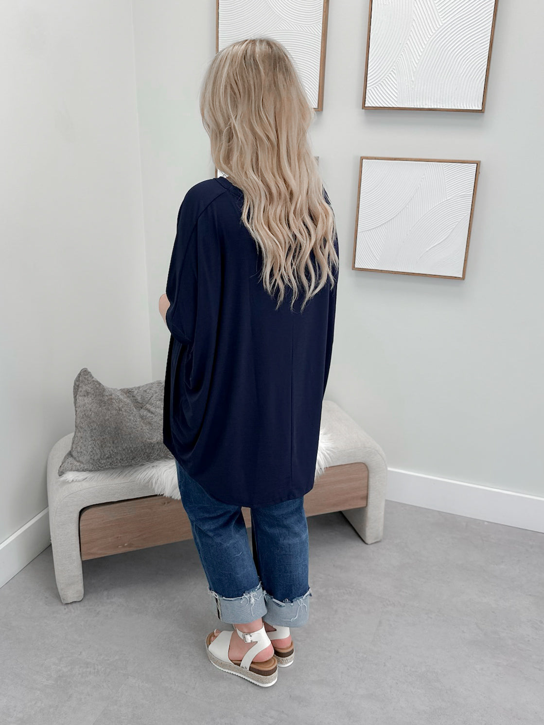 Lisa Top in Navy