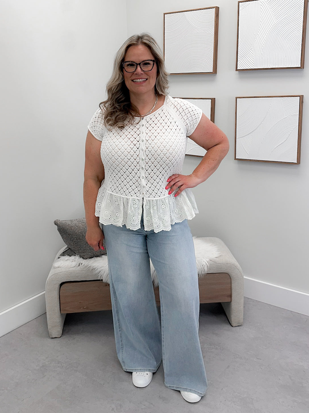 Charlotte Sweater in Cream