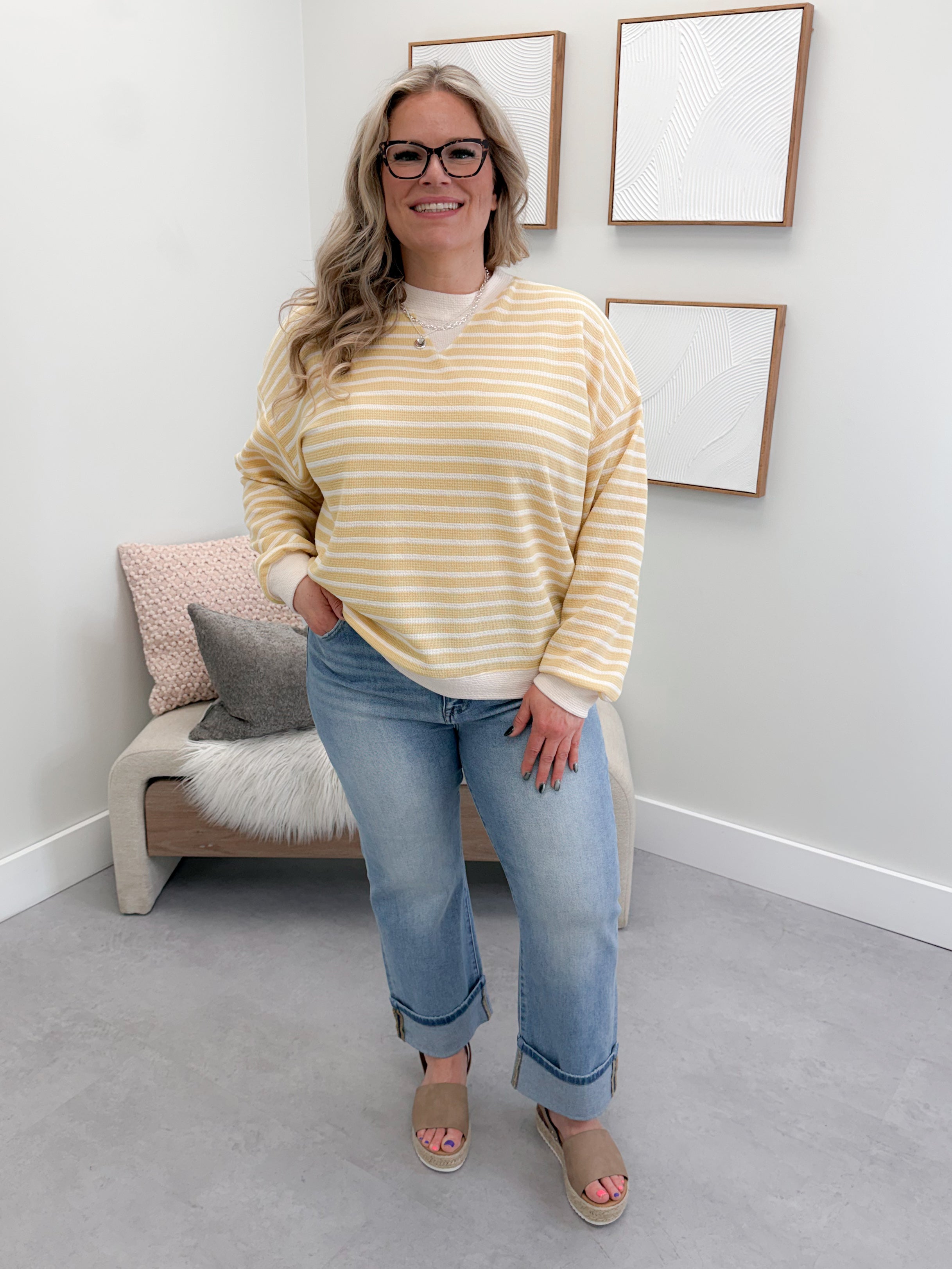 Newport Long Sleeve in Butter