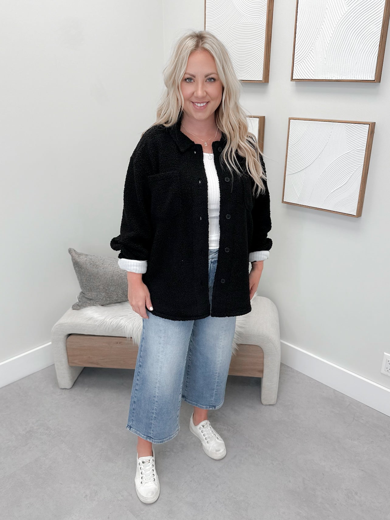 Kellan Shacket in Black