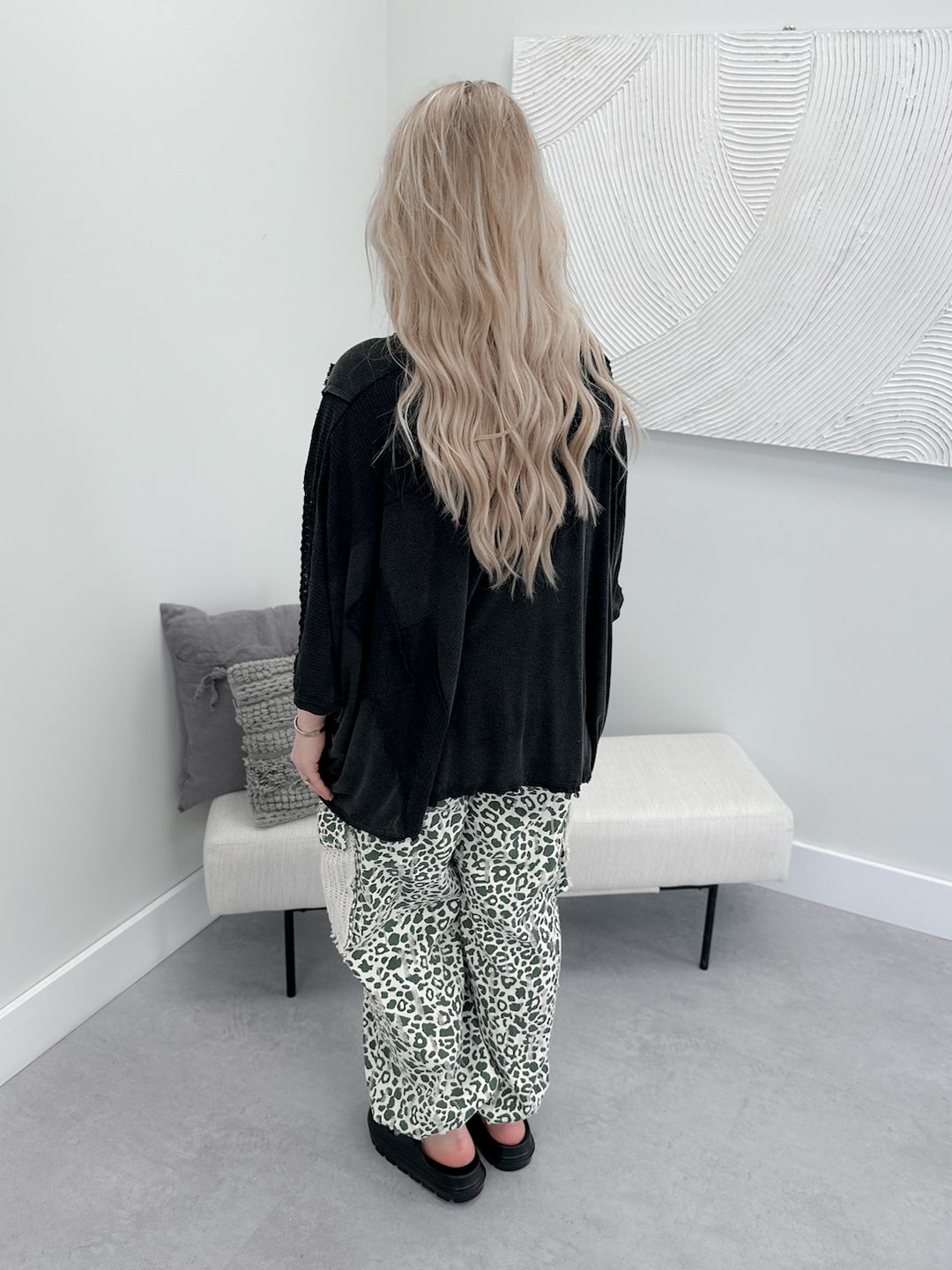 Zelda Top in Black by Pol