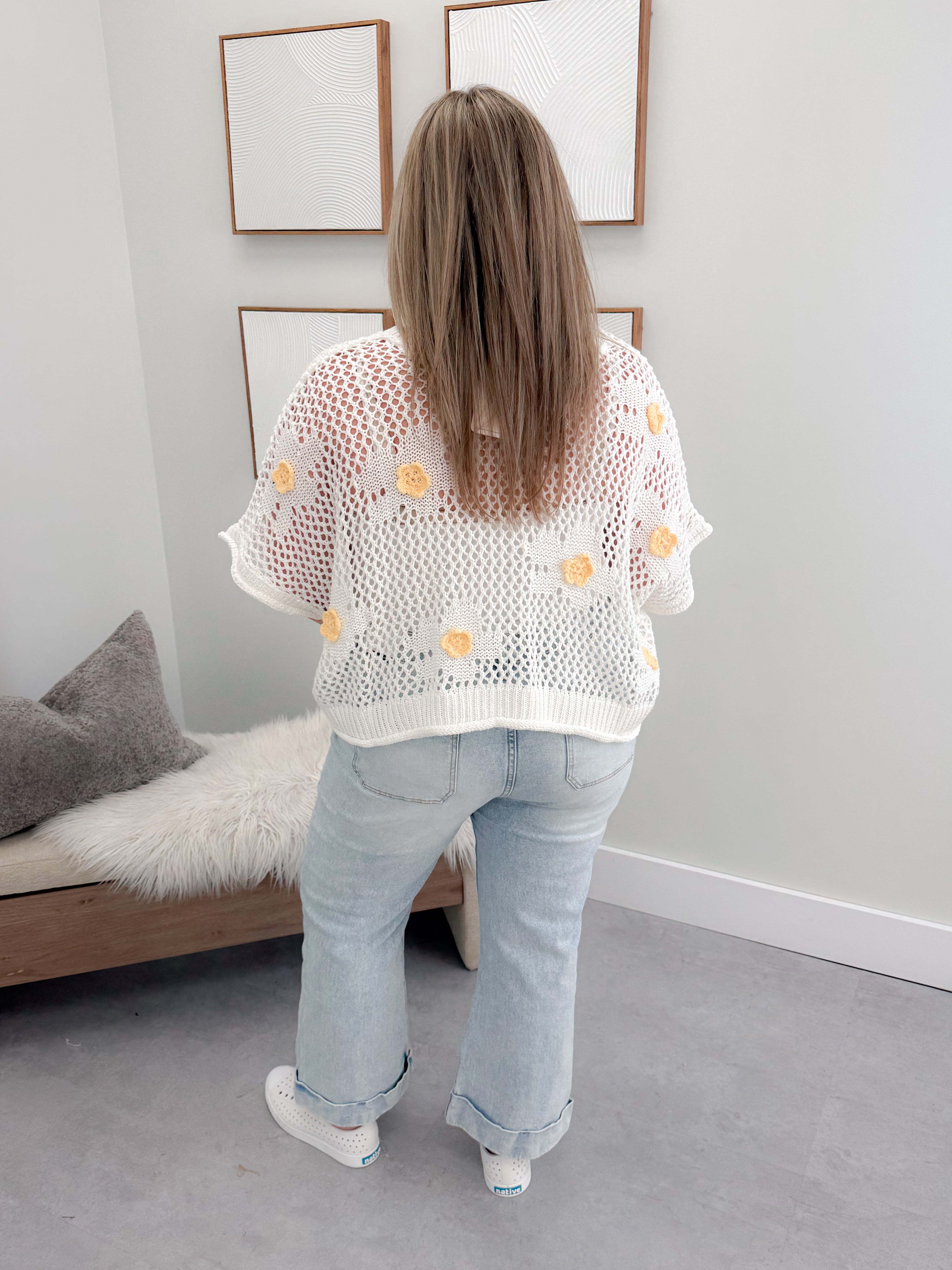 Flara Sweater in Off White