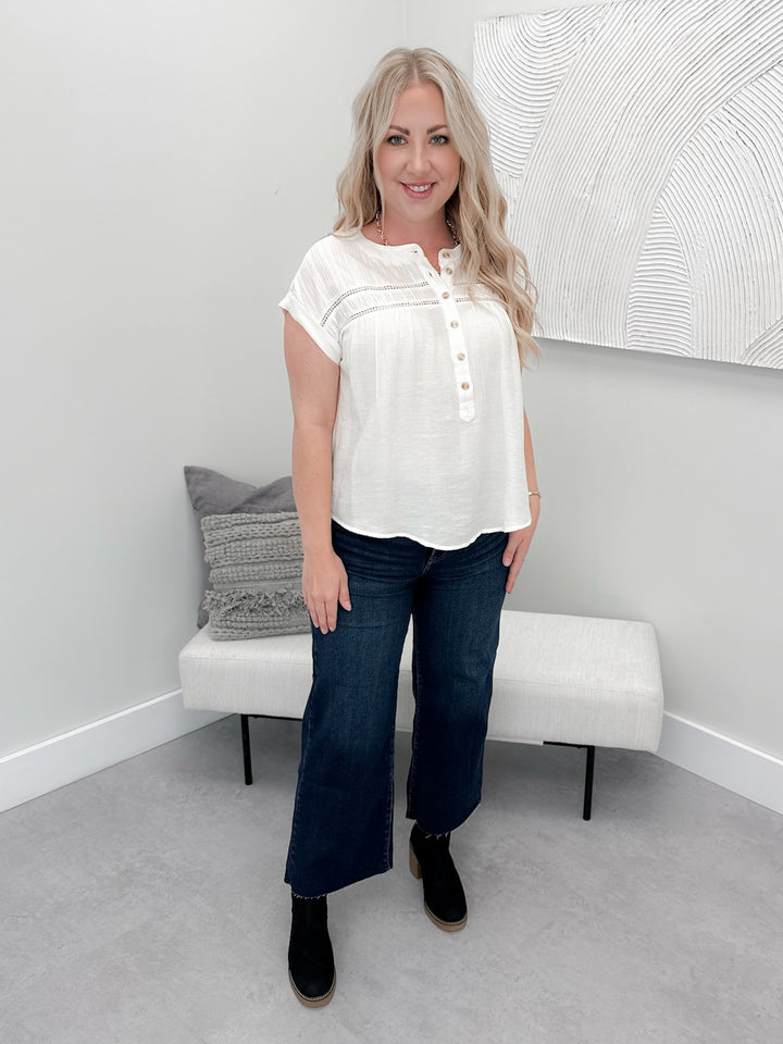 Tavia Top in Ivory