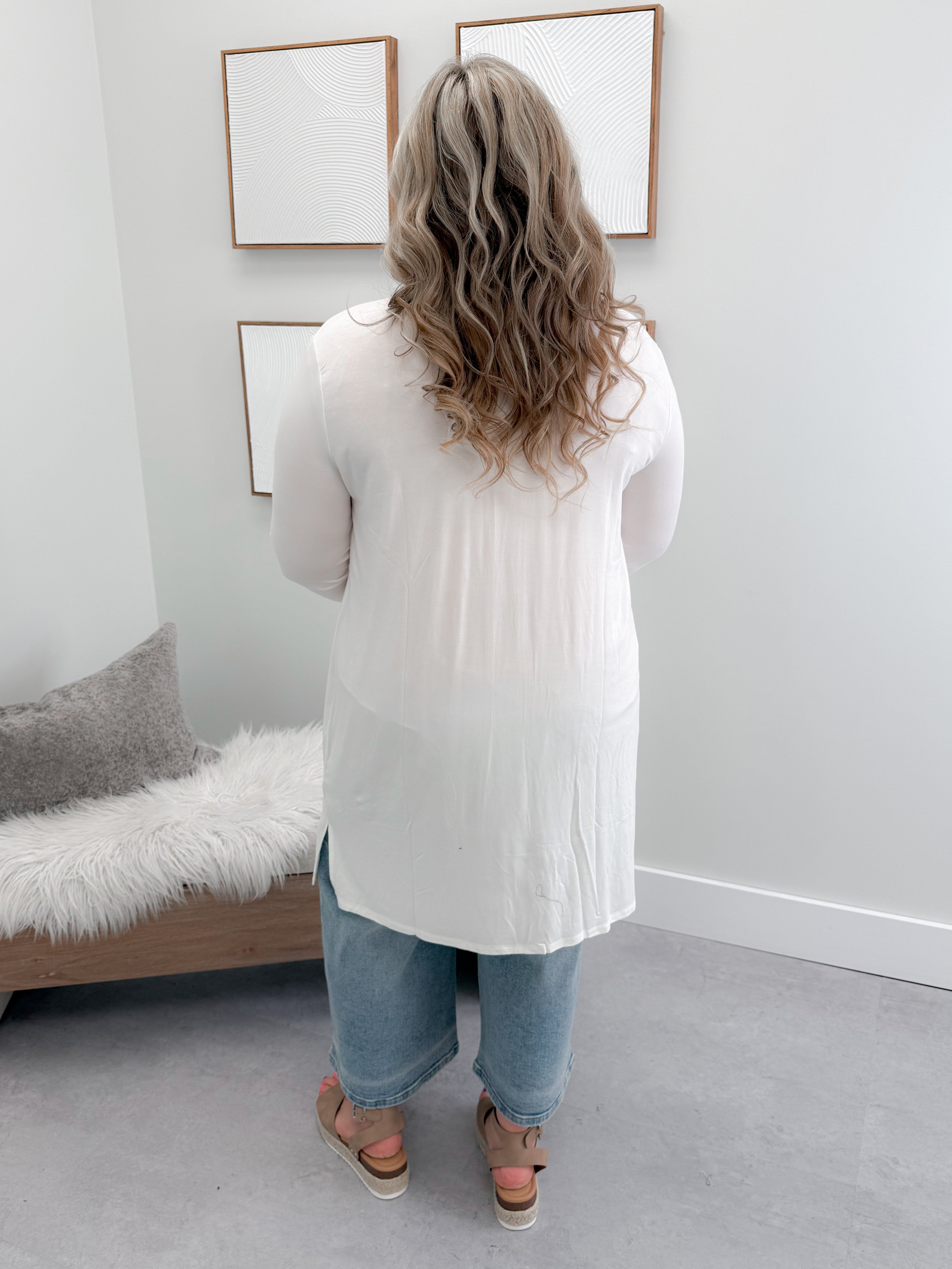 Melora Cardigan in Ivory