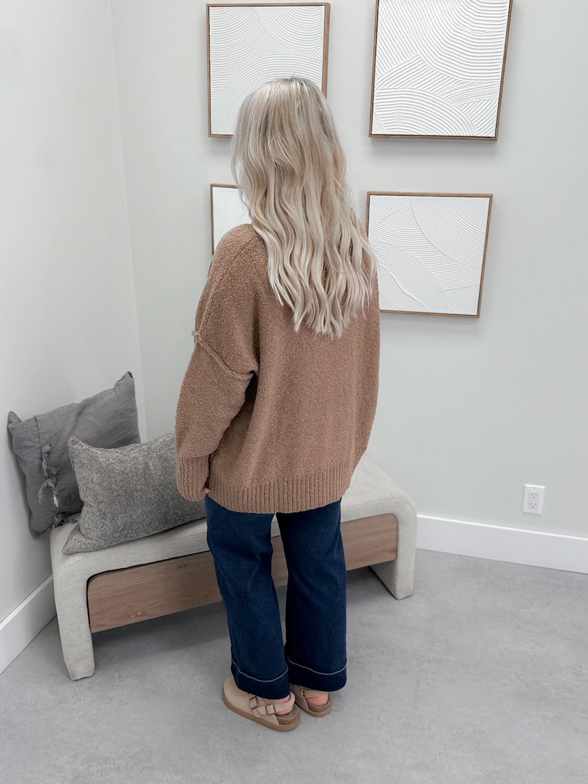 Gretchen Sweater in Mocha