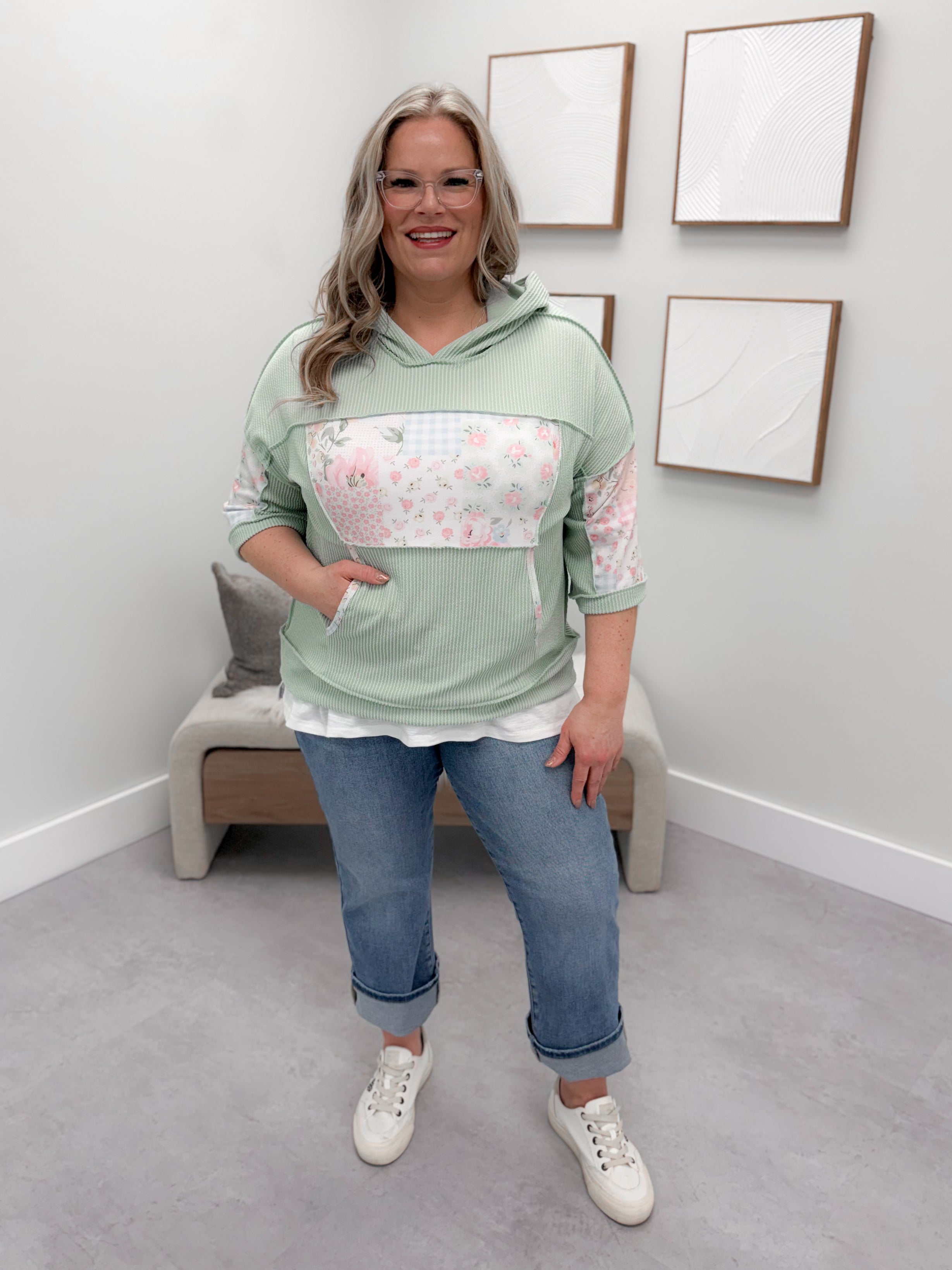 Tiffany Hoodie in Sage