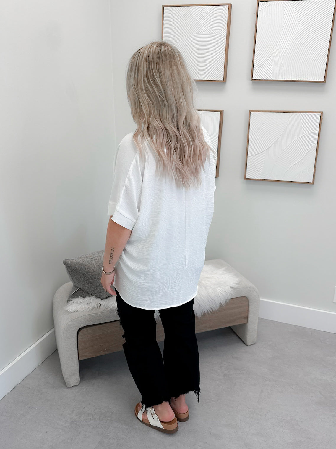 Orla Blouse in Cloud